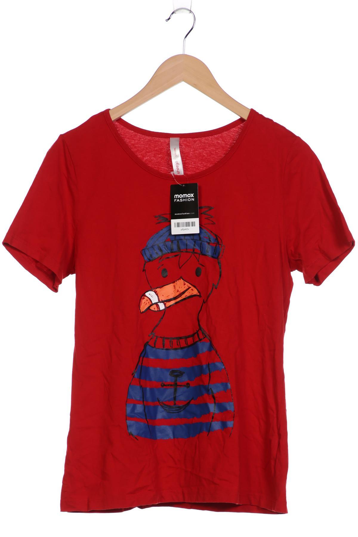

sheego Damen T-Shirt, rot, Gr. 40