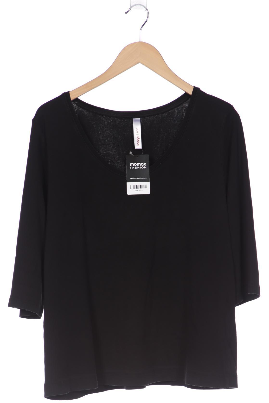 

sheego Damen T-Shirt, schwarz, Gr. 48