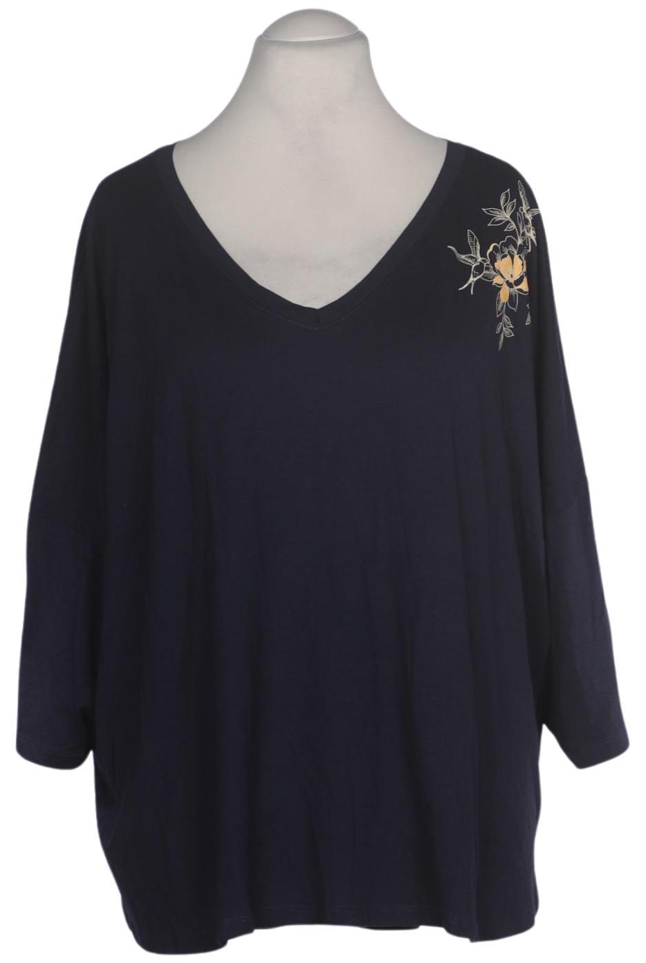 

sheego Damen T-Shirt, marineblau, Gr. 56