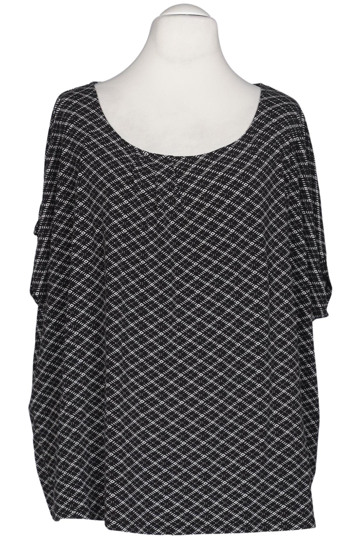 

sheego Damen T-Shirt, schwarz, Gr. 56