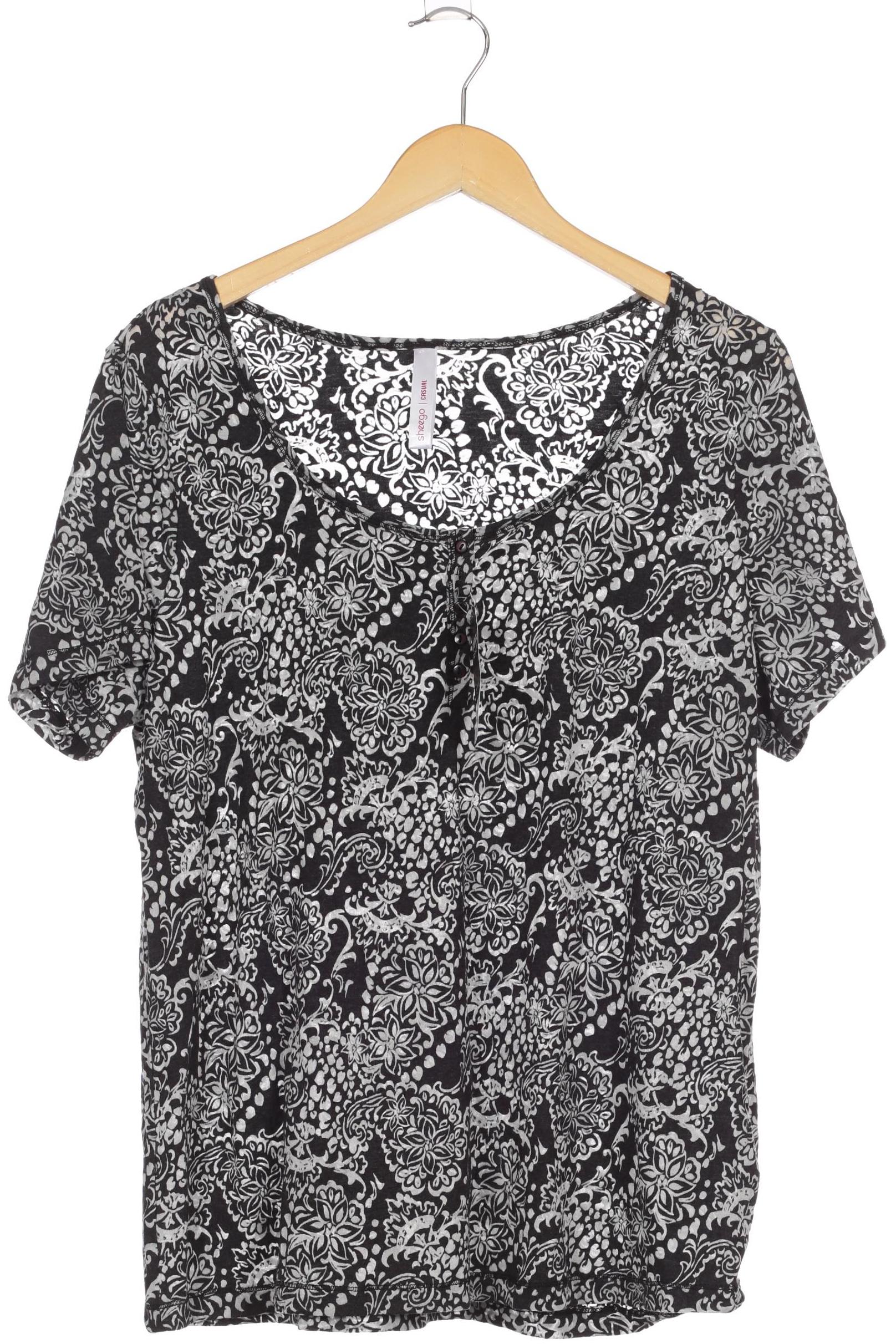 

sheego Damen T-Shirt, grau, Gr. 44