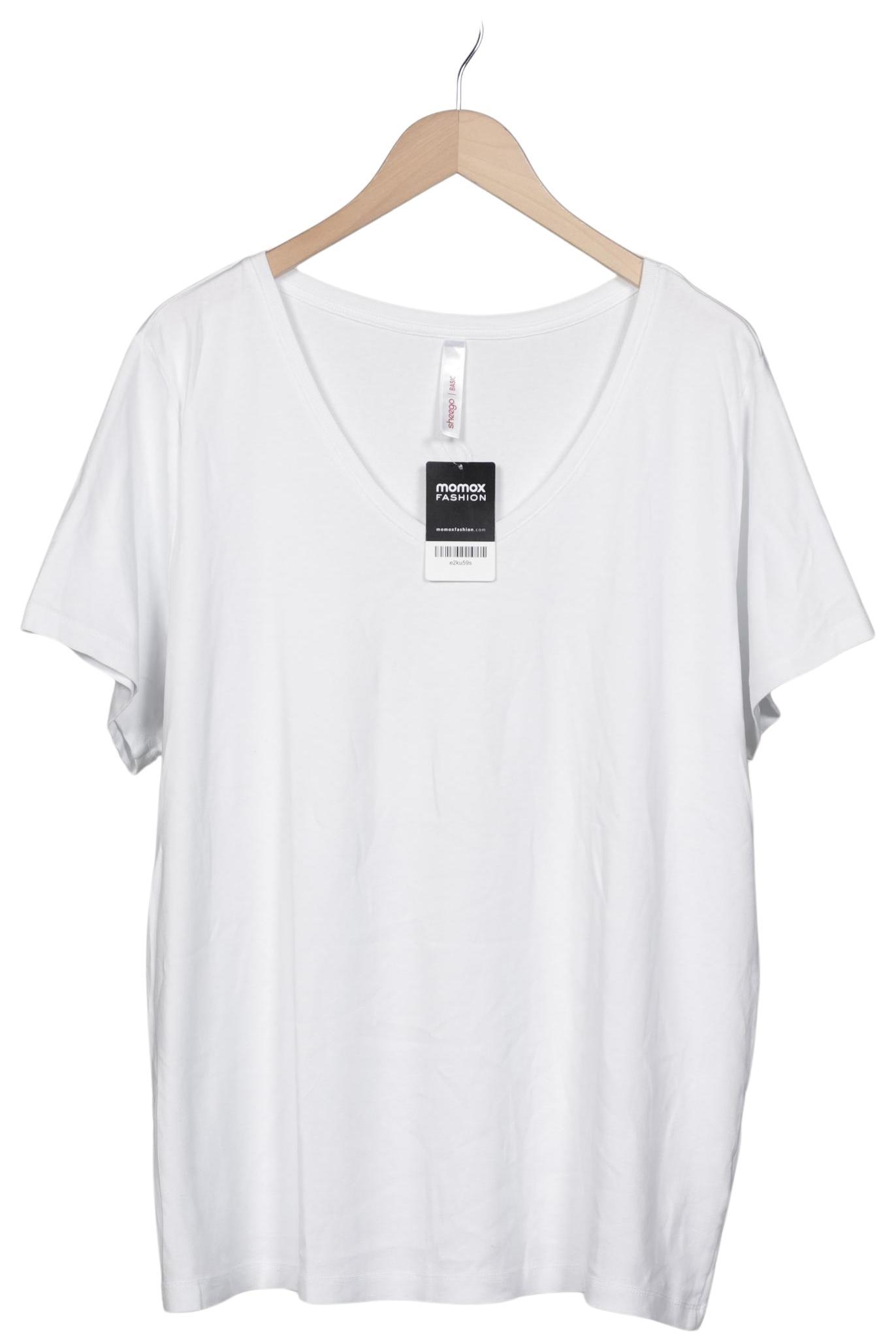 

sheego Damen T-Shirt, weiß, Gr. 52