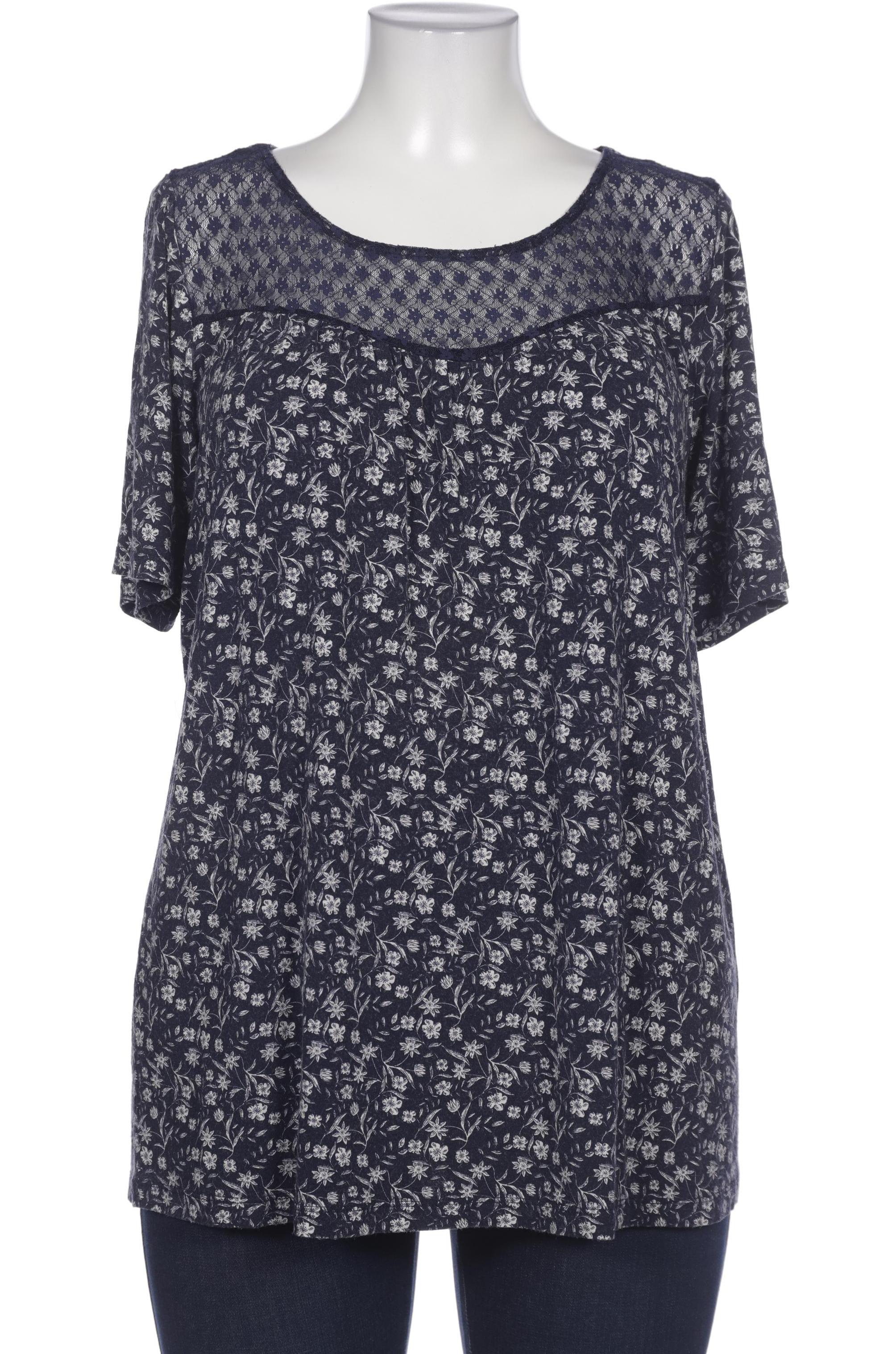 

sheego Damen T-Shirt, marineblau, Gr. 44