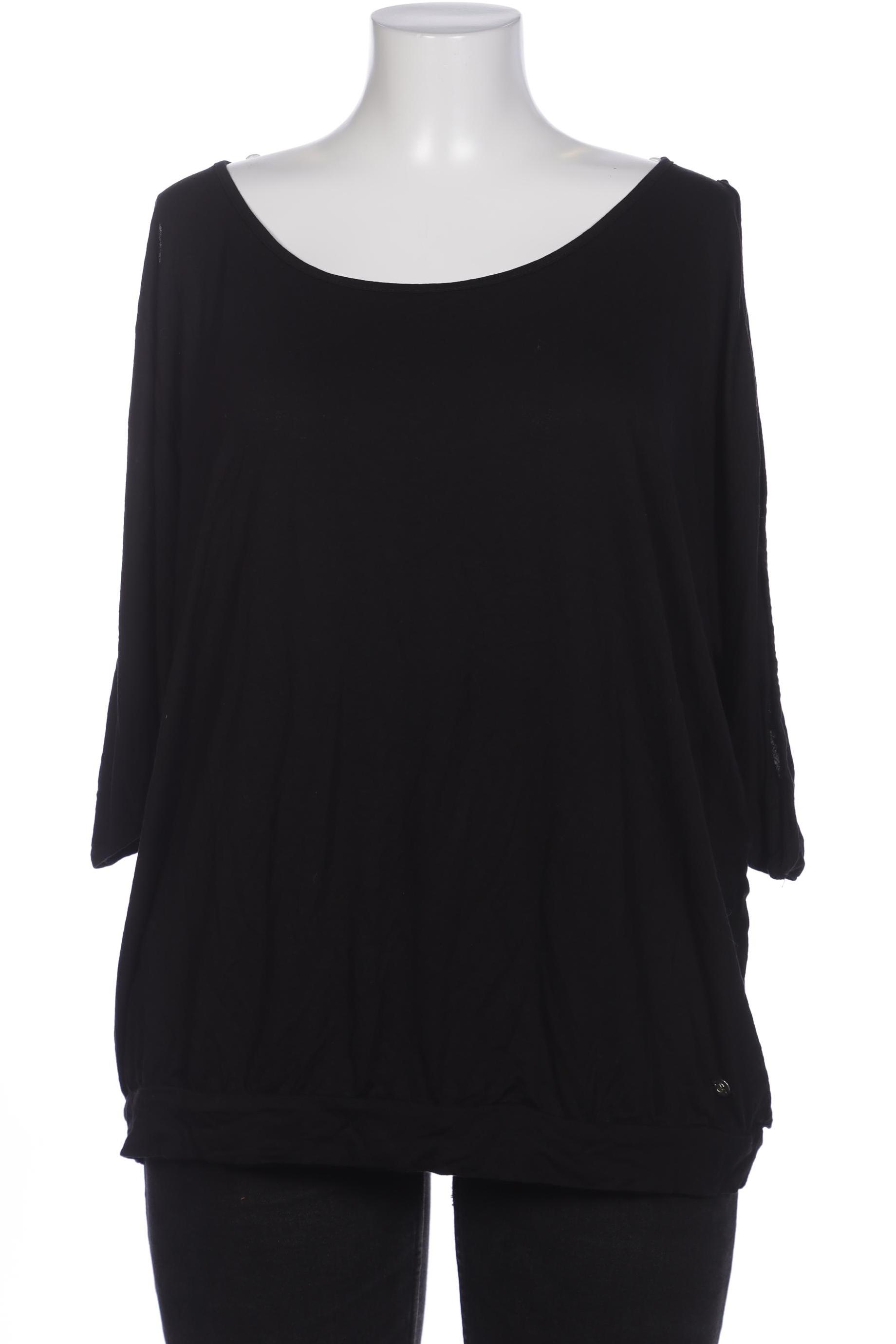 

sheego Damen T-Shirt, schwarz, Gr. 42