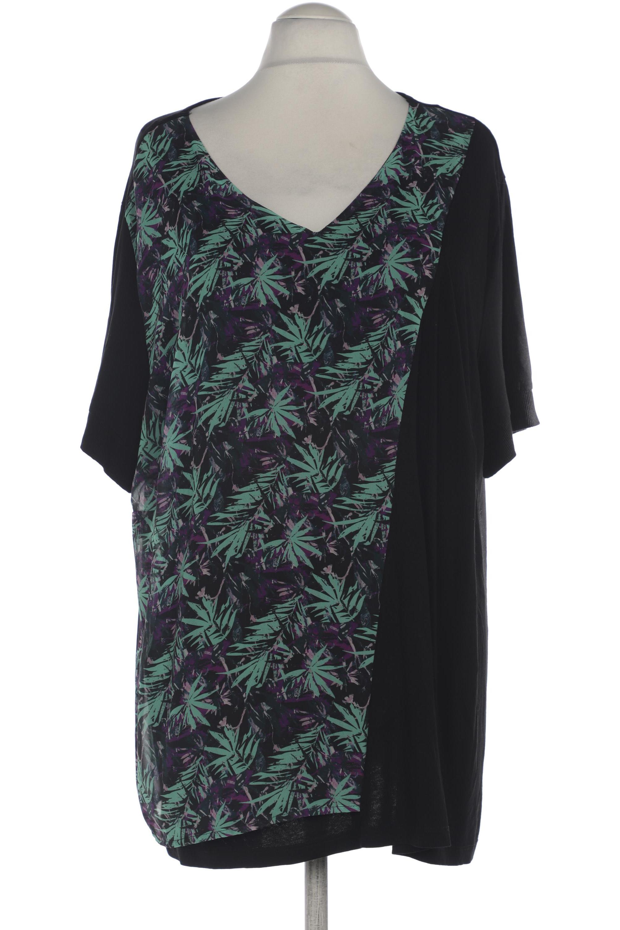 

sheego Damen T-Shirt, schwarz, Gr. 52