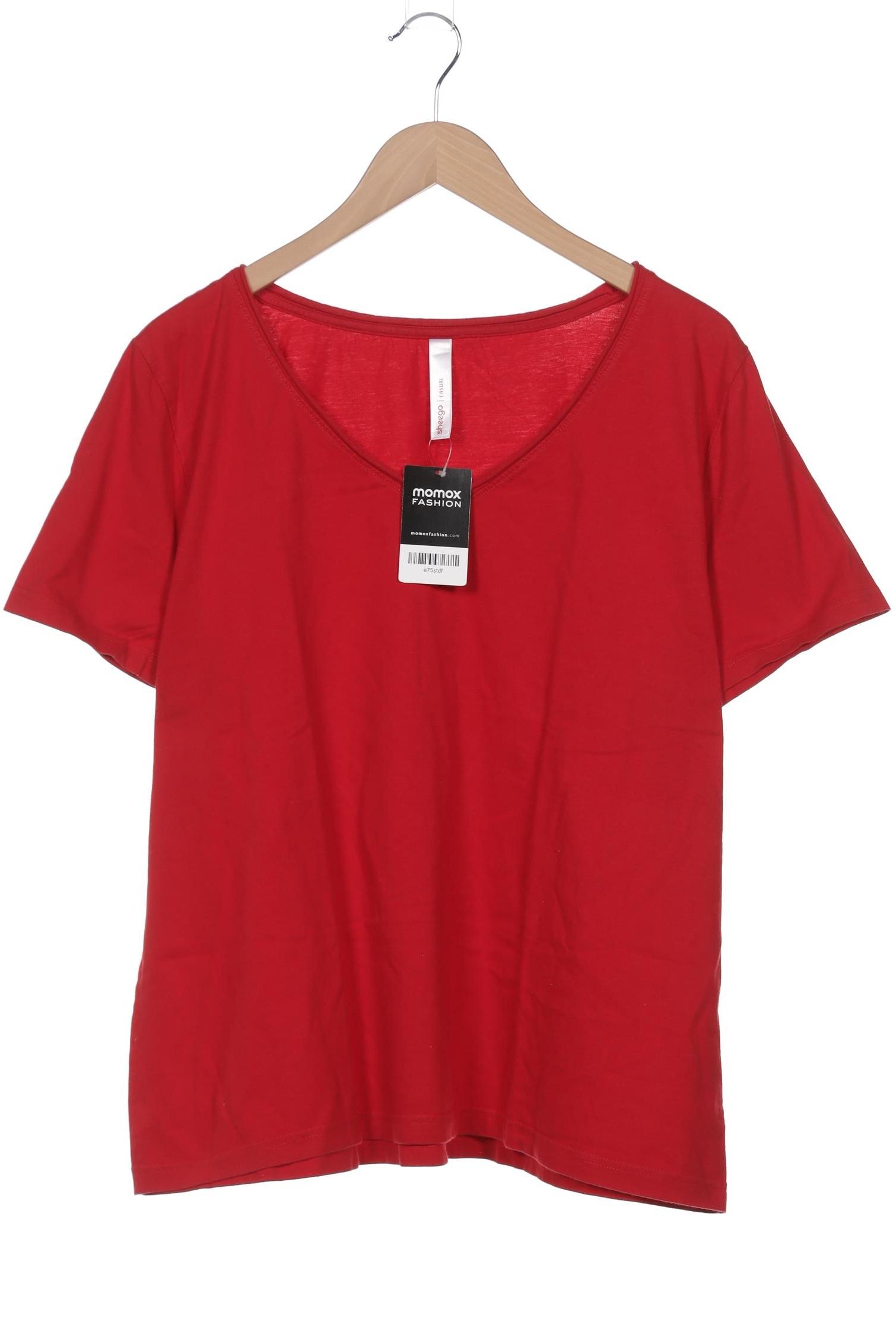 

sheego Damen T-Shirt, rot, Gr. 48