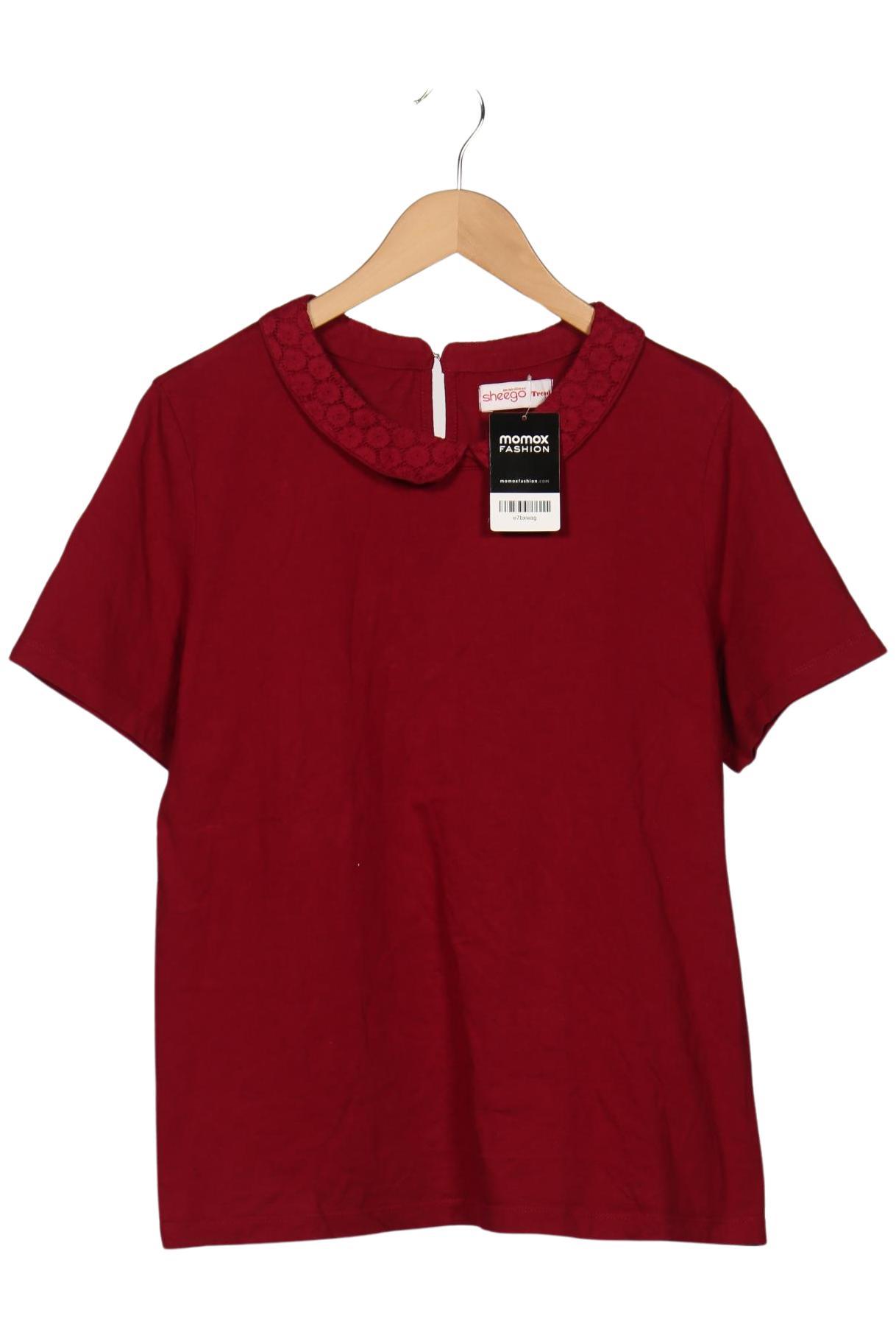 

sheego Damen T-Shirt, rot, Gr. 44
