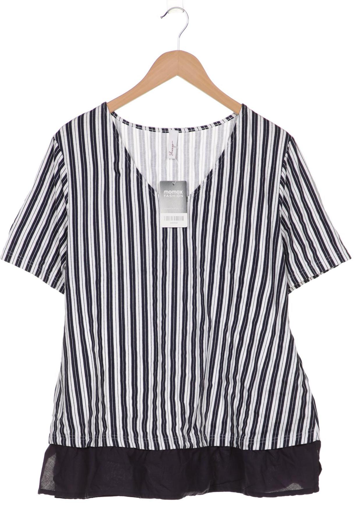

sheego Damen T-Shirt, marineblau
