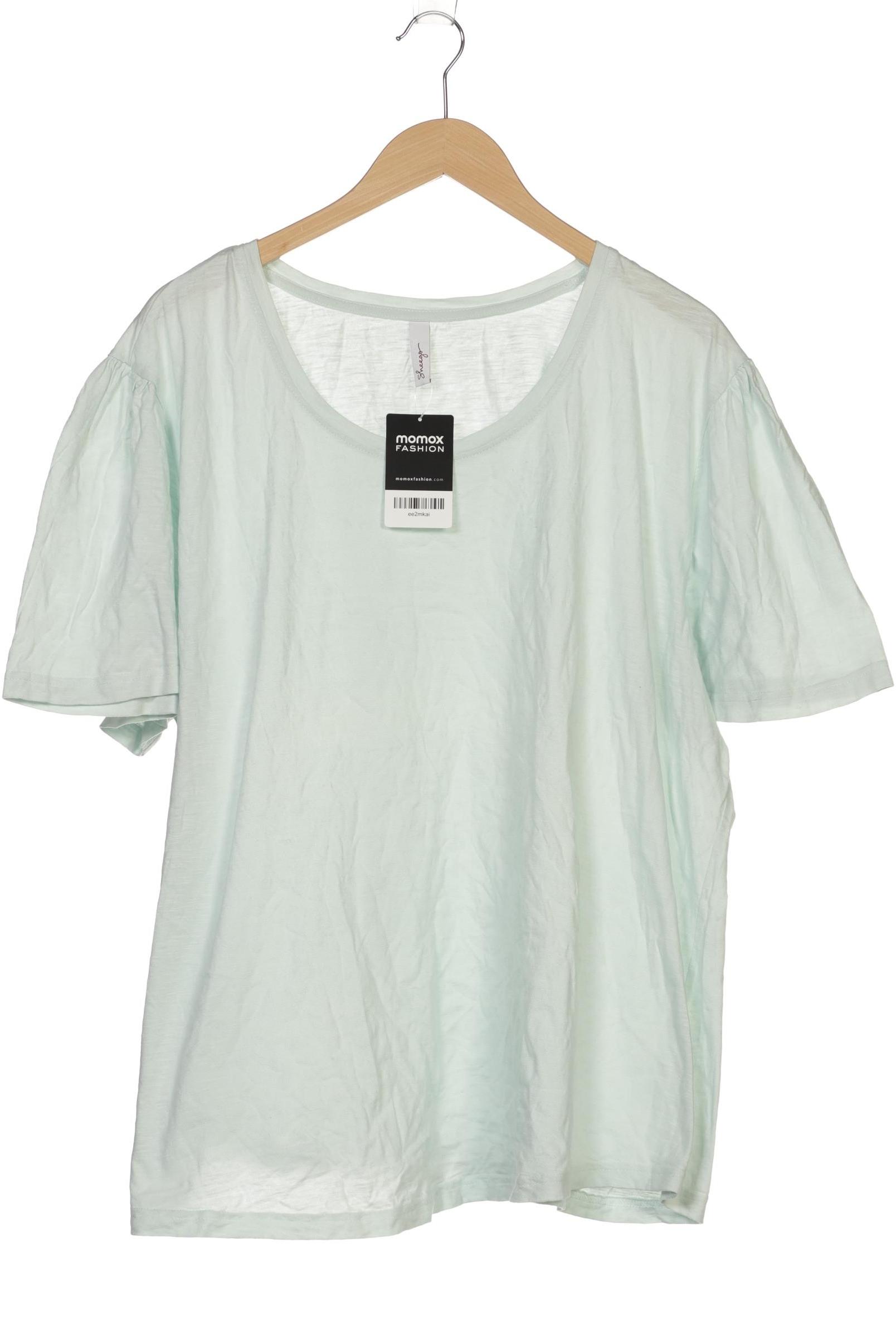

sheego Damen T-Shirt, hellgrün, Gr. 52