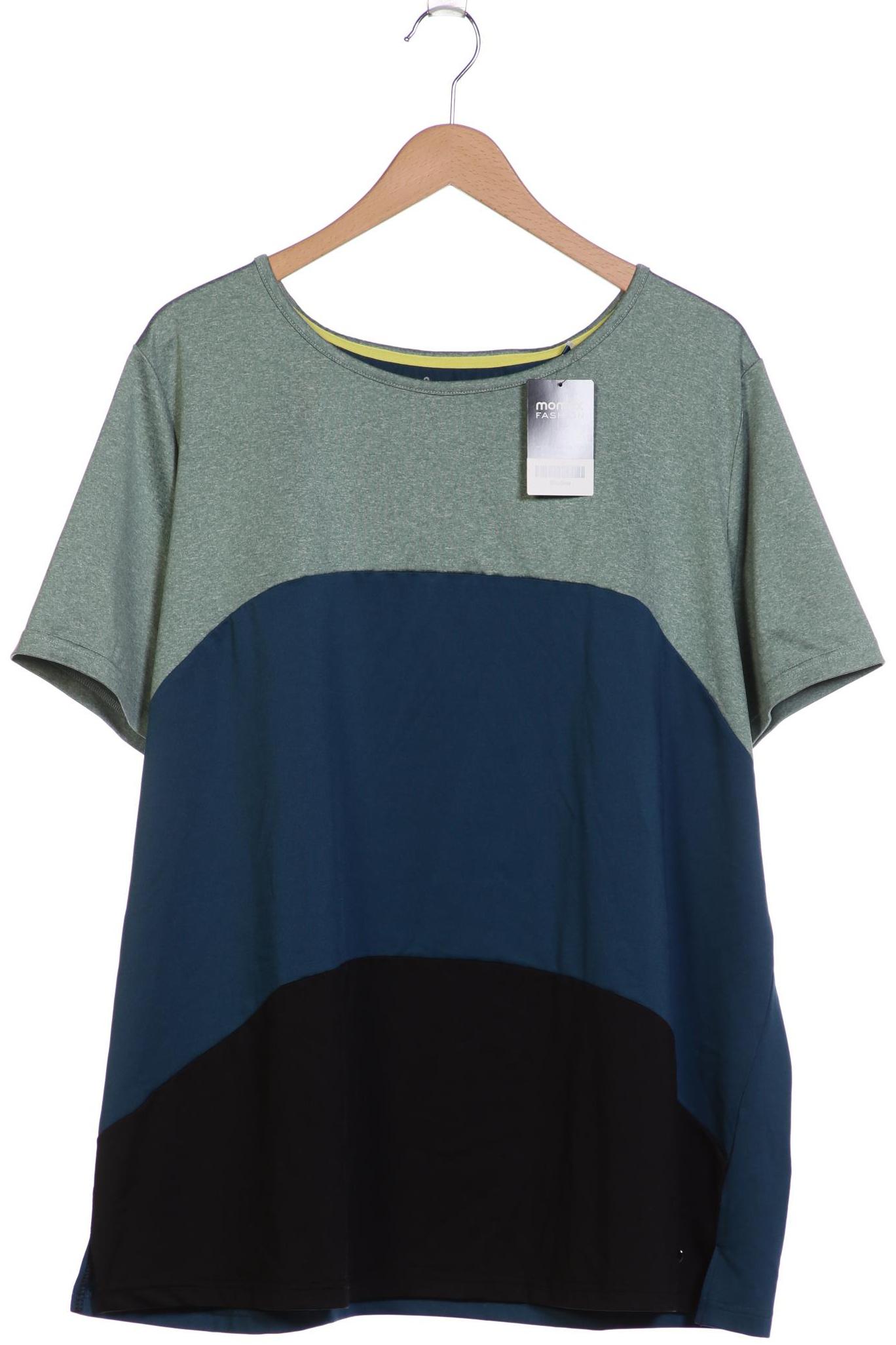 

sheego Damen T-Shirt, türkis, Gr. 52