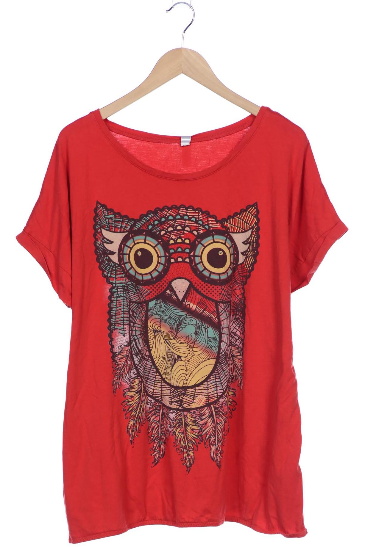

sheego Damen T-Shirt, rot, Gr. 52