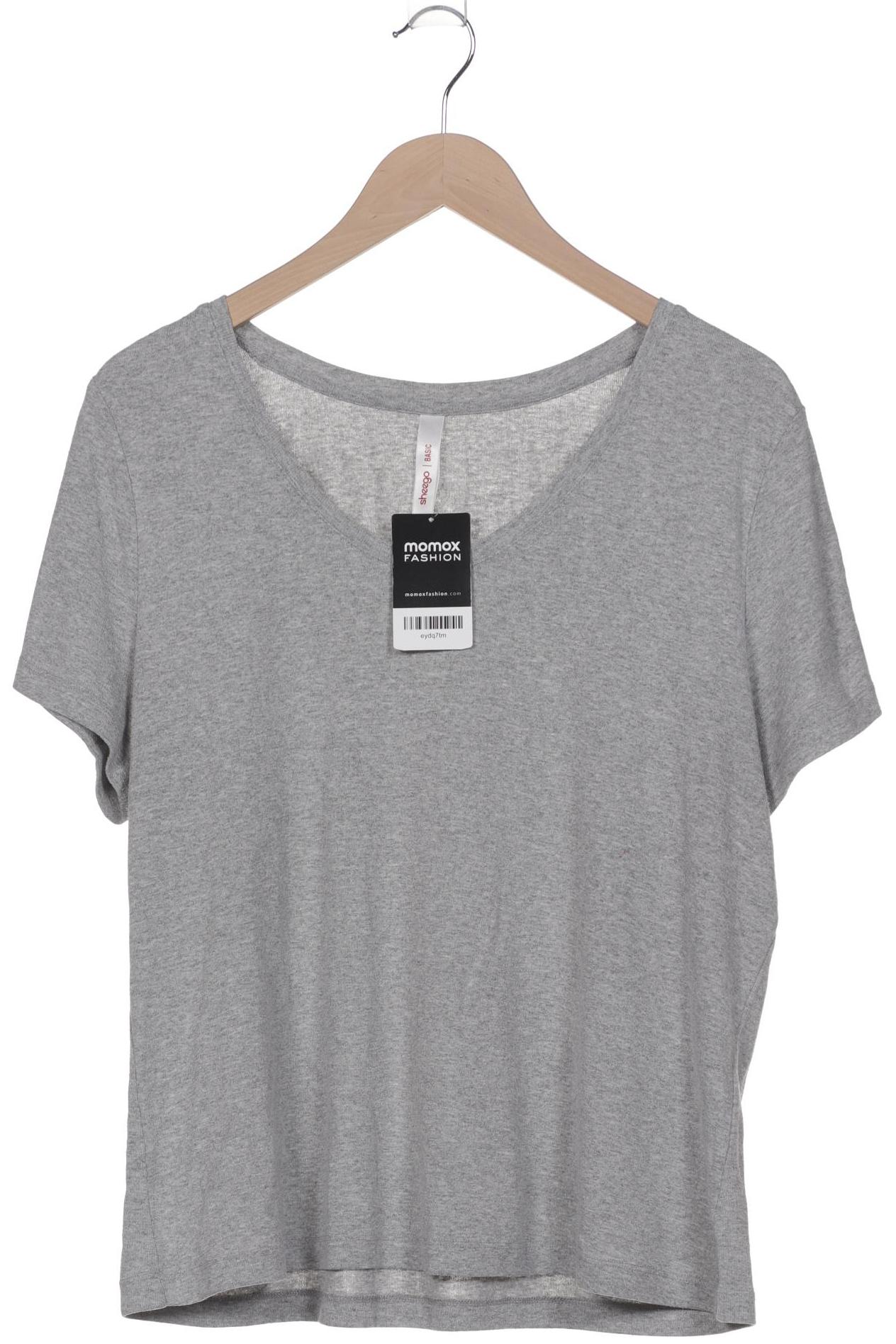 

sheego Damen T-Shirt, grau, Gr. 48