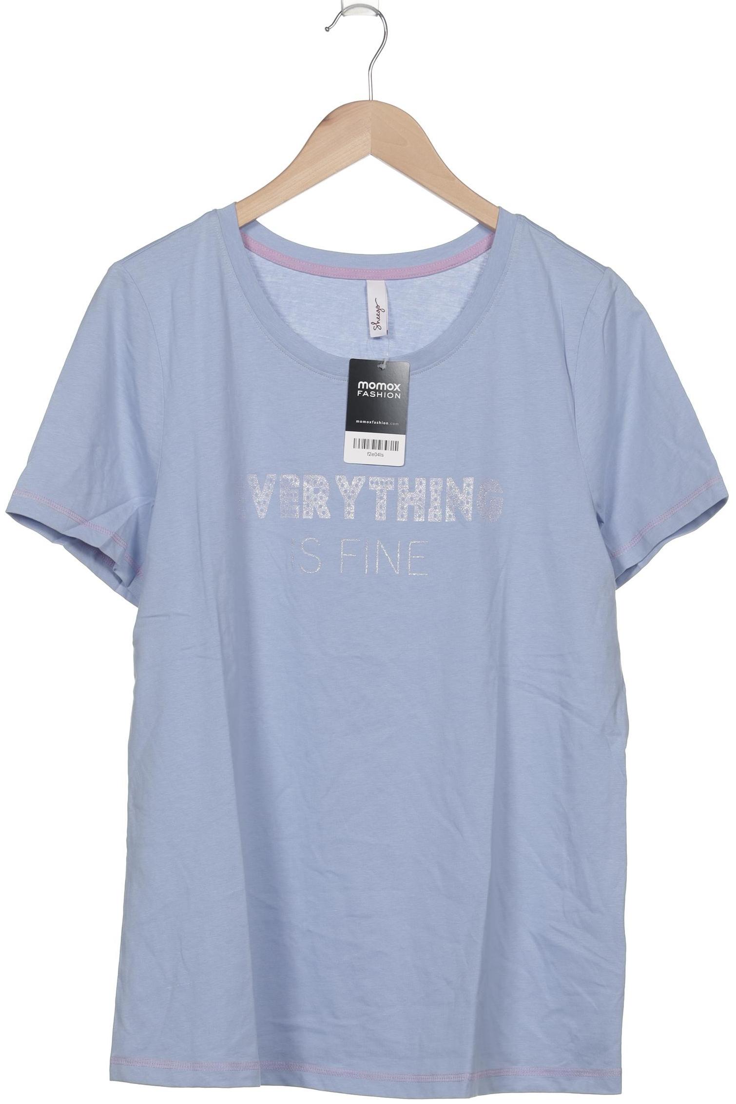 

sheego Damen T-Shirt, hellblau, Gr. 40