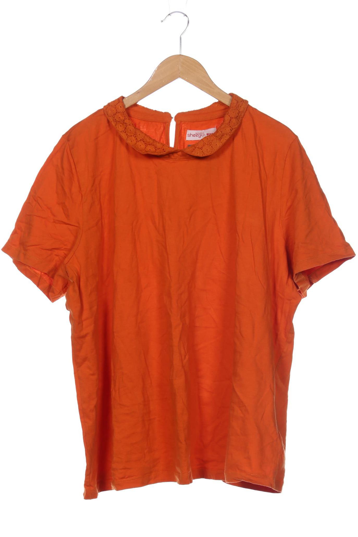 

sheego Damen T-Shirt, orange, Gr. 52