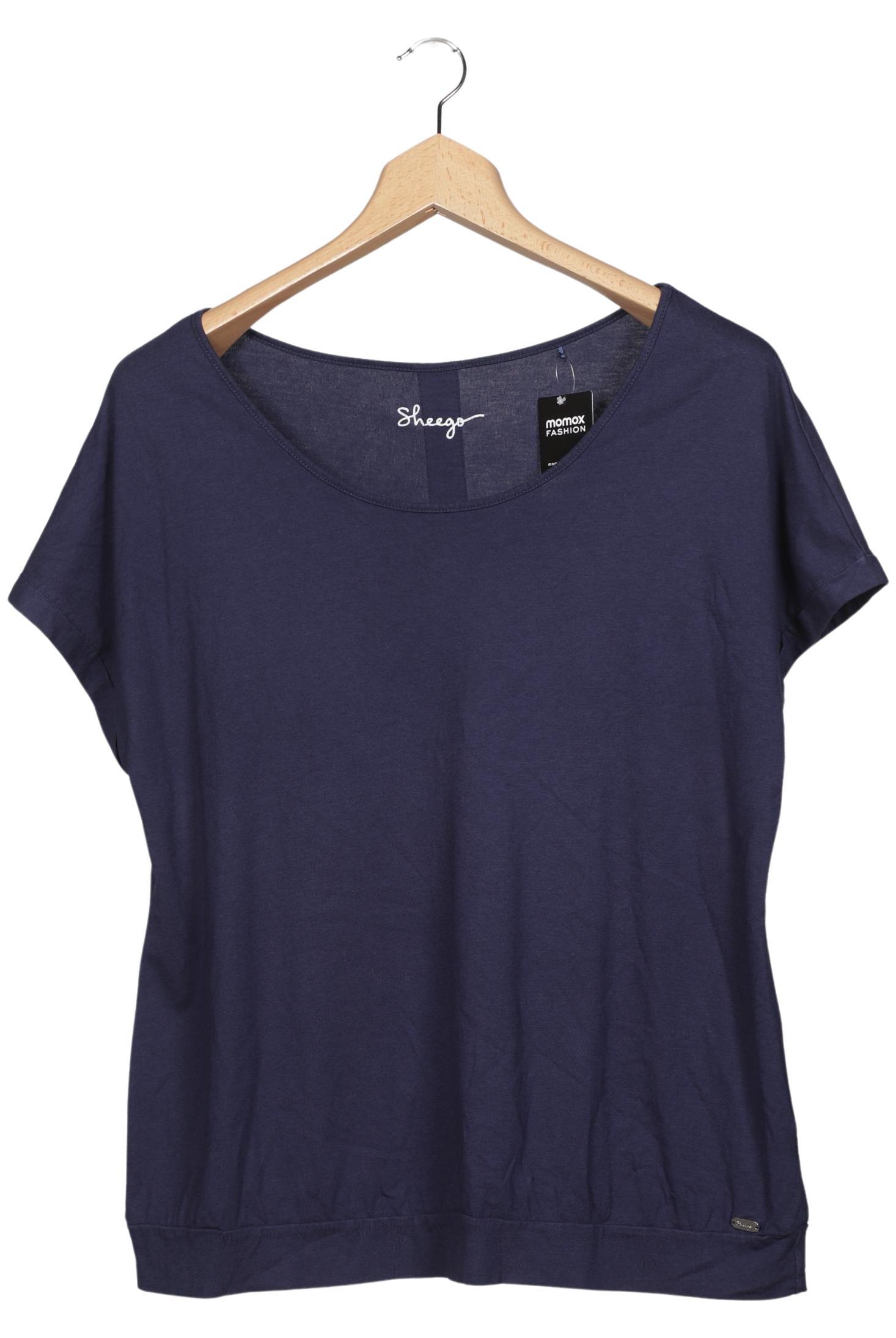 

sheego Damen T-Shirt, marineblau, Gr. 46