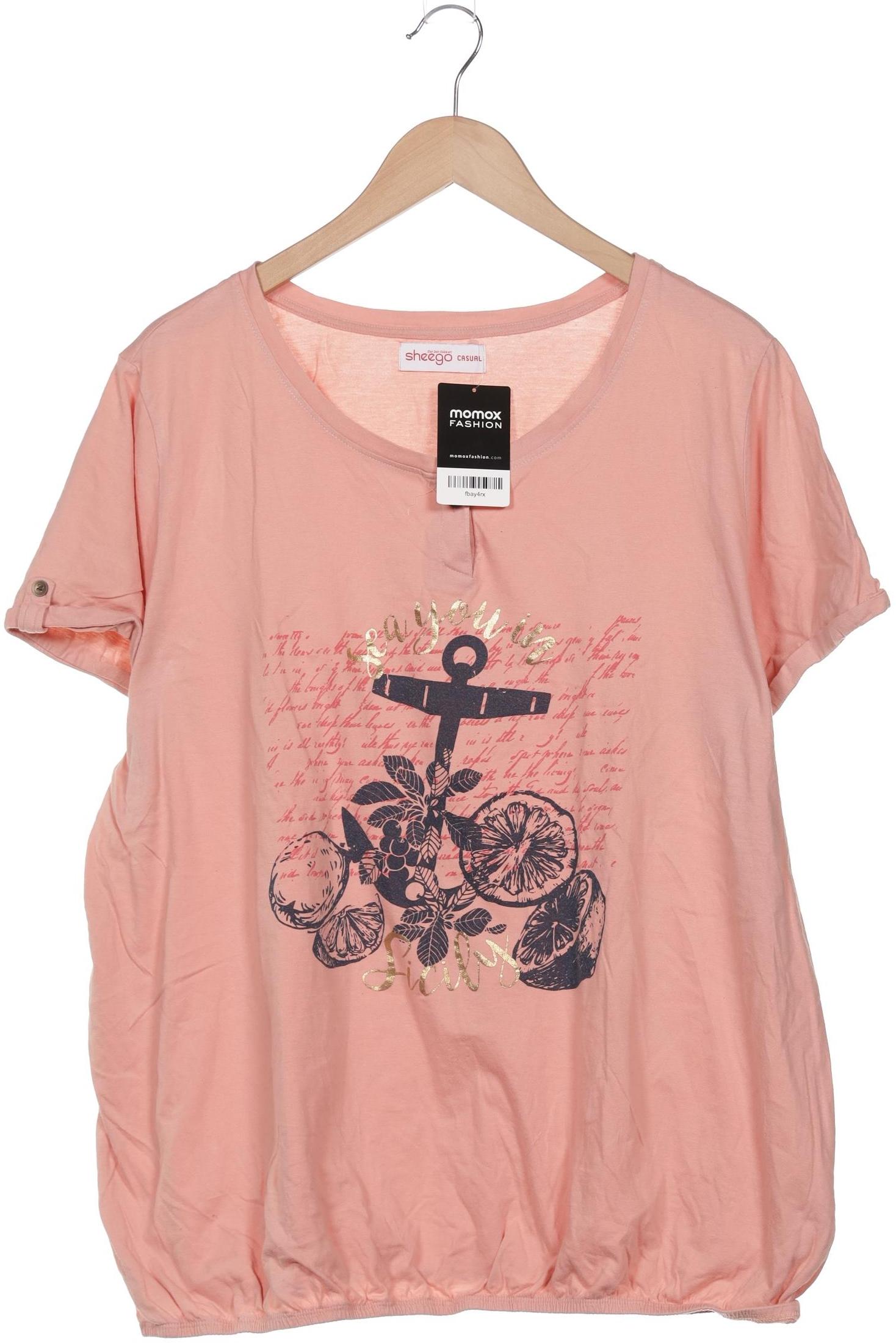 

sheego Damen T-Shirt, pink, Gr. 48