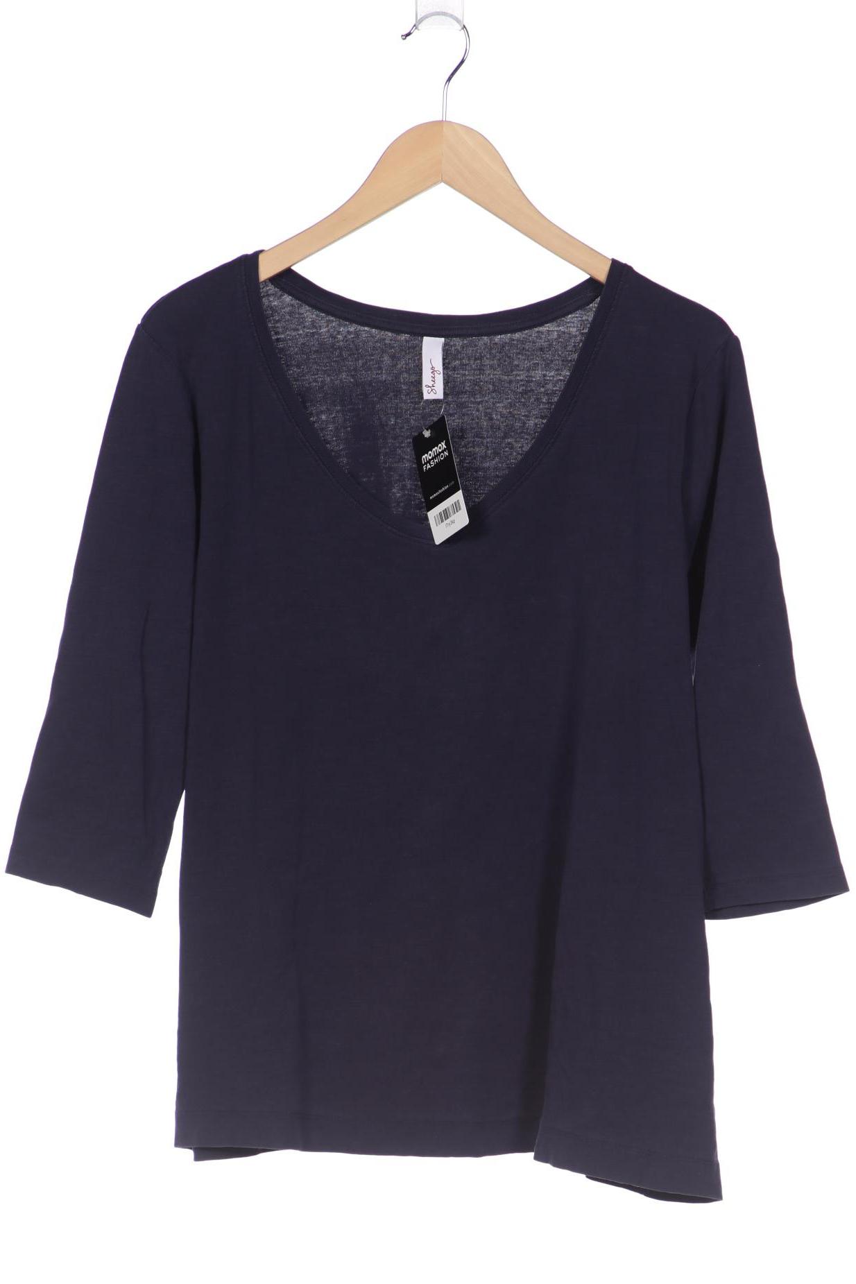 

sheego Damen T-Shirt, marineblau, Gr. 48