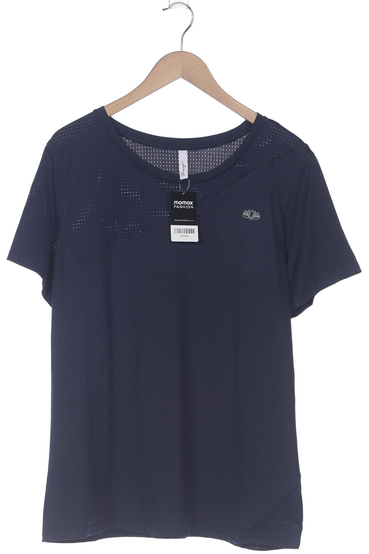 

sheego Damen T-Shirt, marineblau, Gr. 44