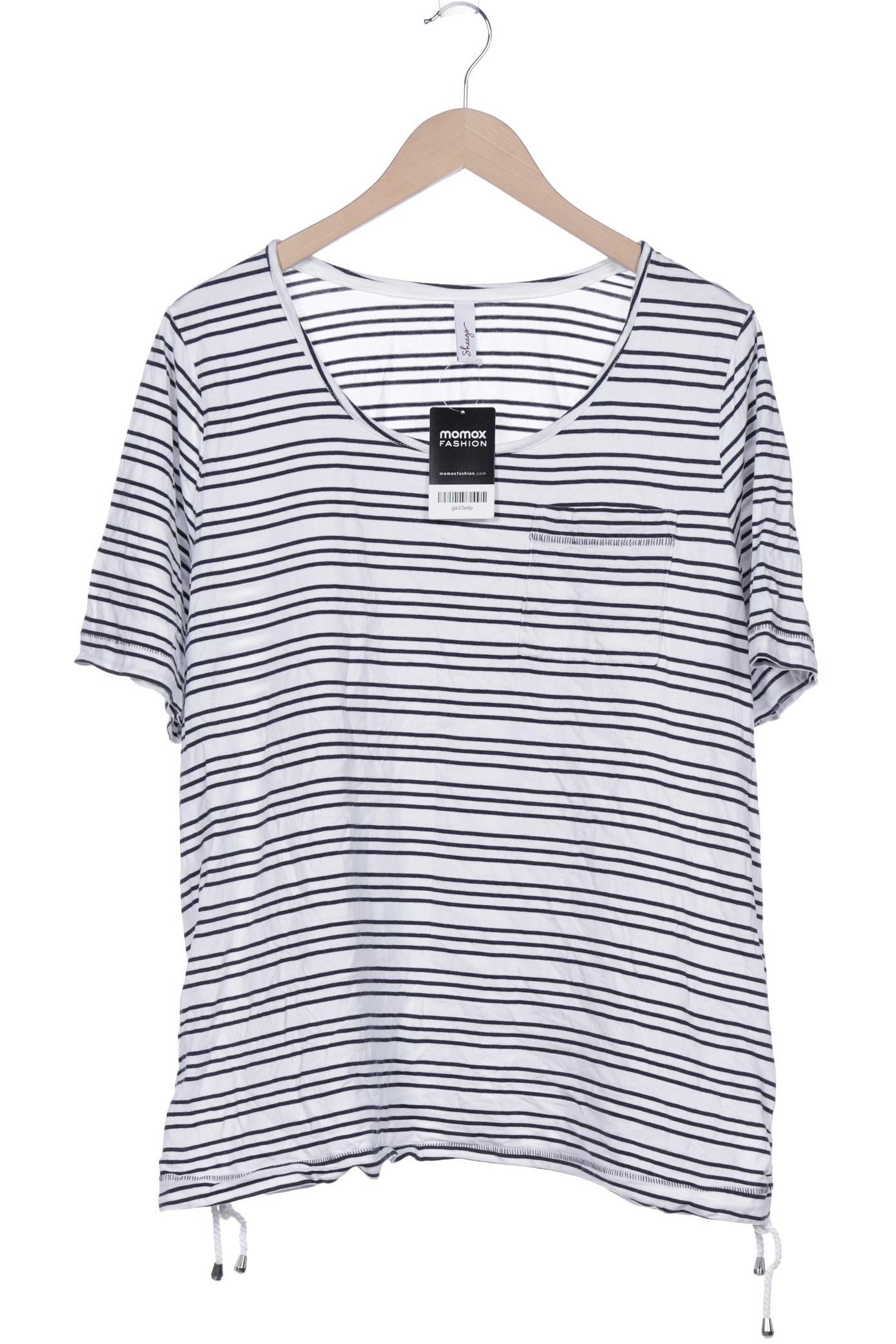 

sheego Damen T-Shirt, weiß