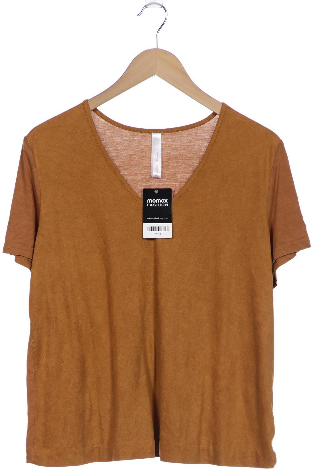 

sheego Damen T-Shirt, braun, Gr. 46