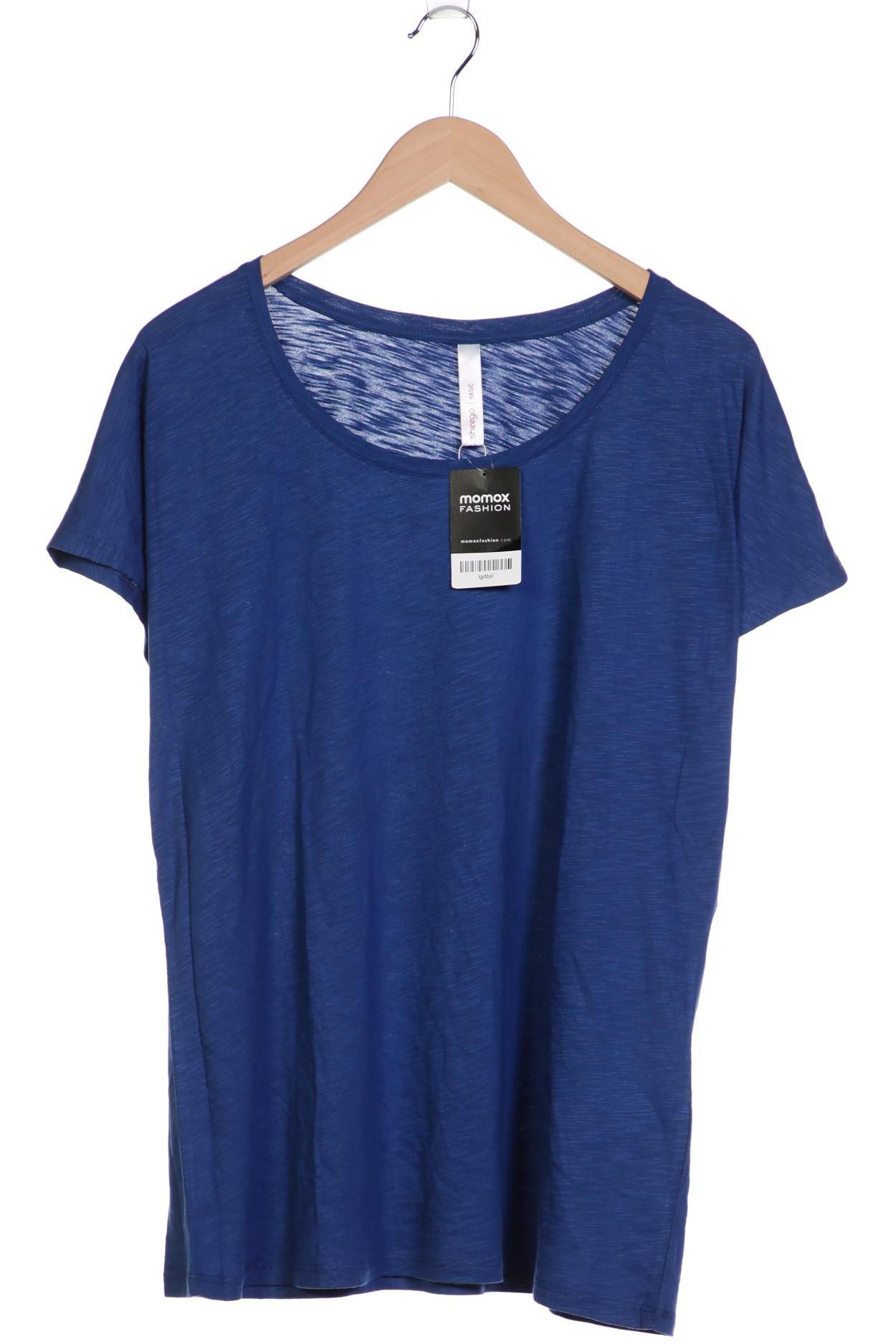 

sheego Damen T-Shirt, blau, Gr. 44