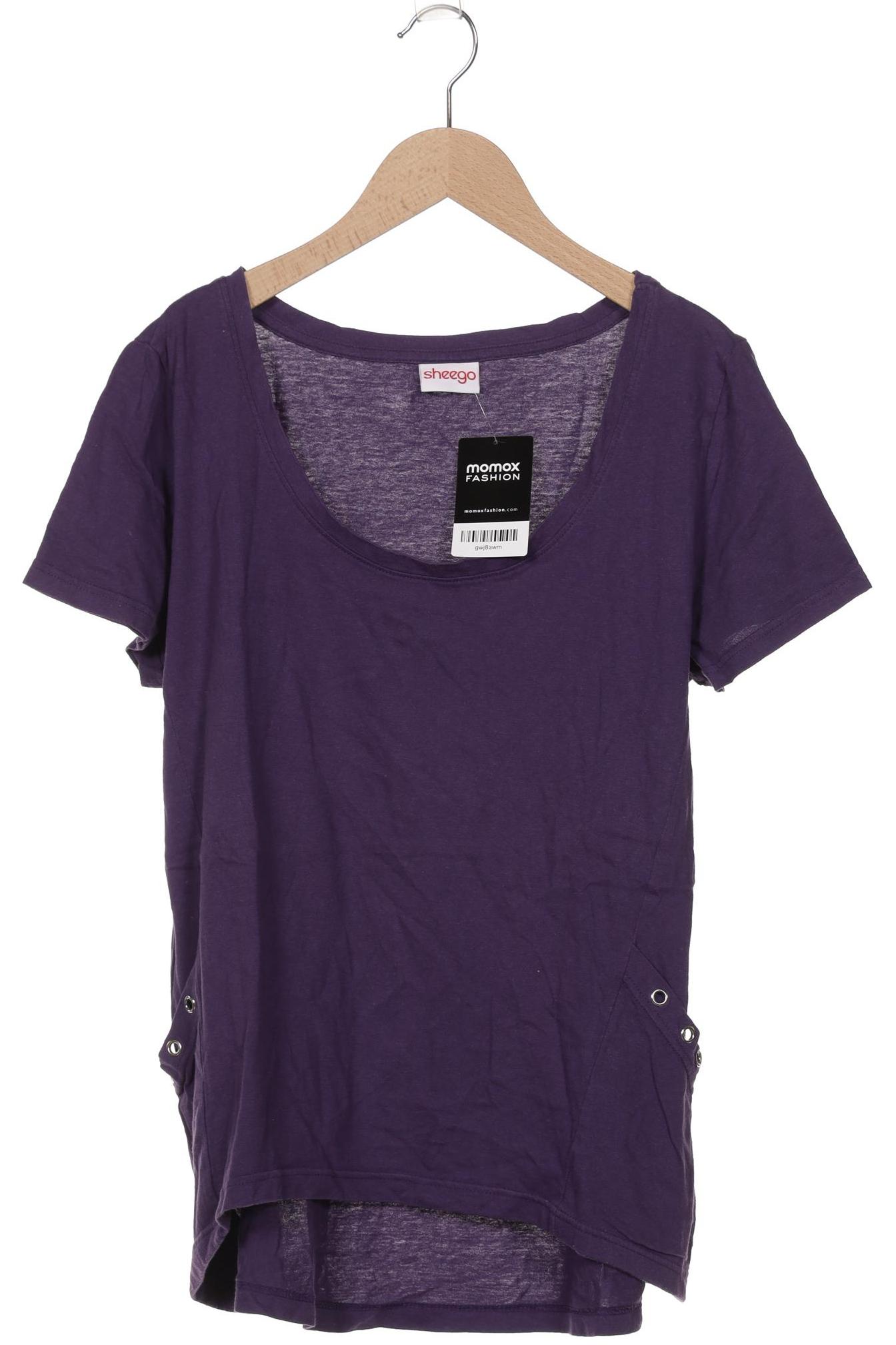 

sheego Damen T-Shirt, flieder, Gr. 40