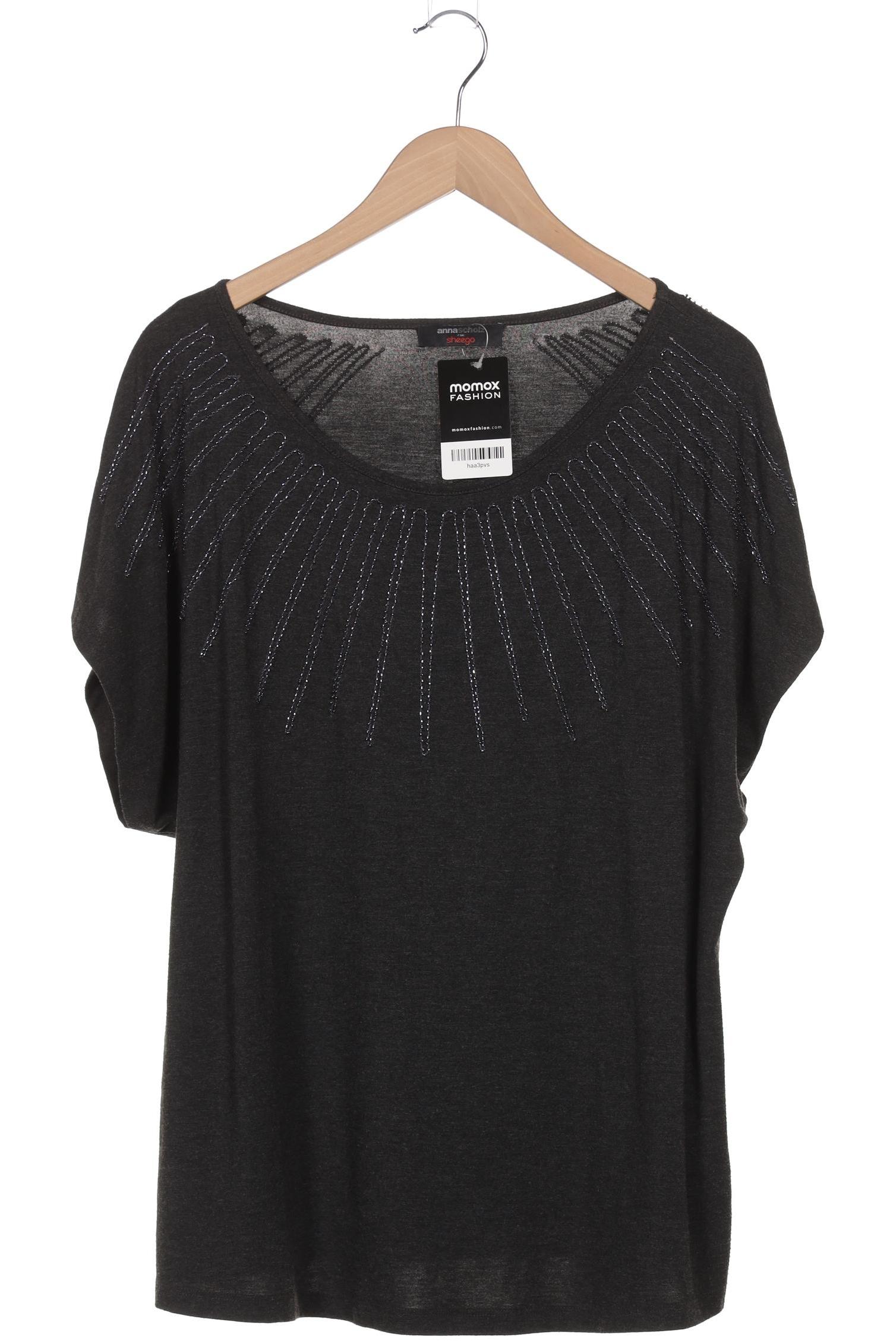 

sheego Damen T-Shirt, grau, Gr. 44