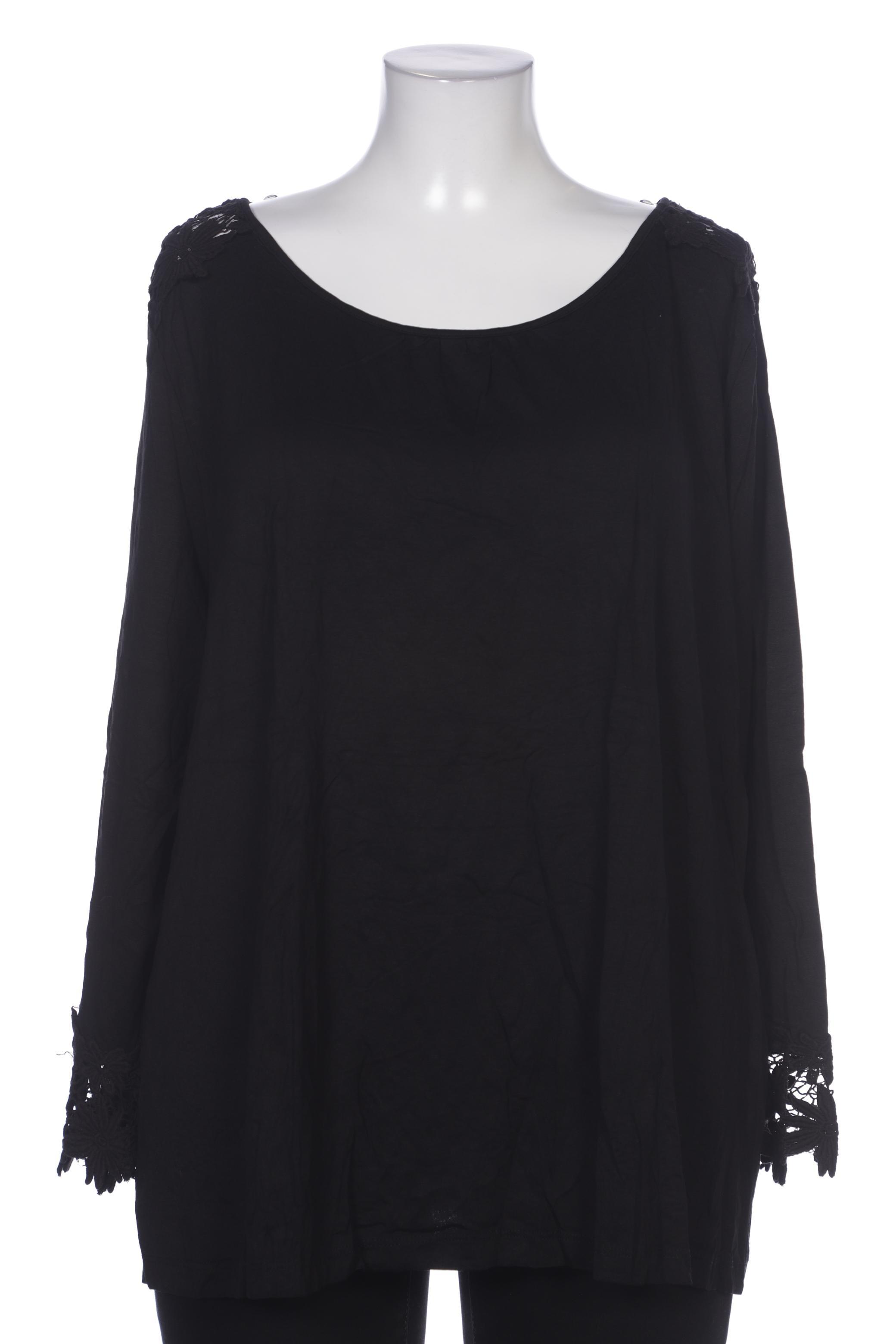 

sheego Damen T-Shirt, schwarz, Gr. 52