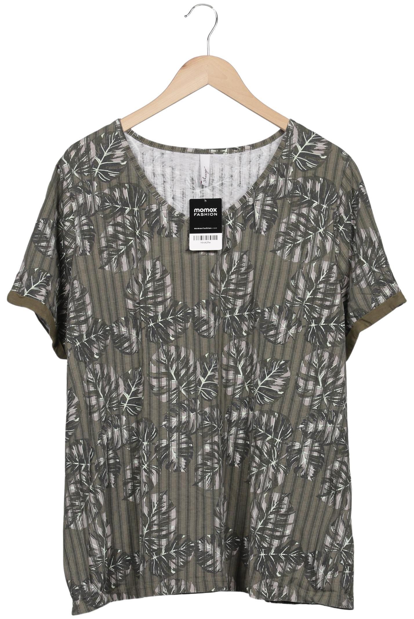 

sheego Damen T-Shirt, grün, Gr. 52
