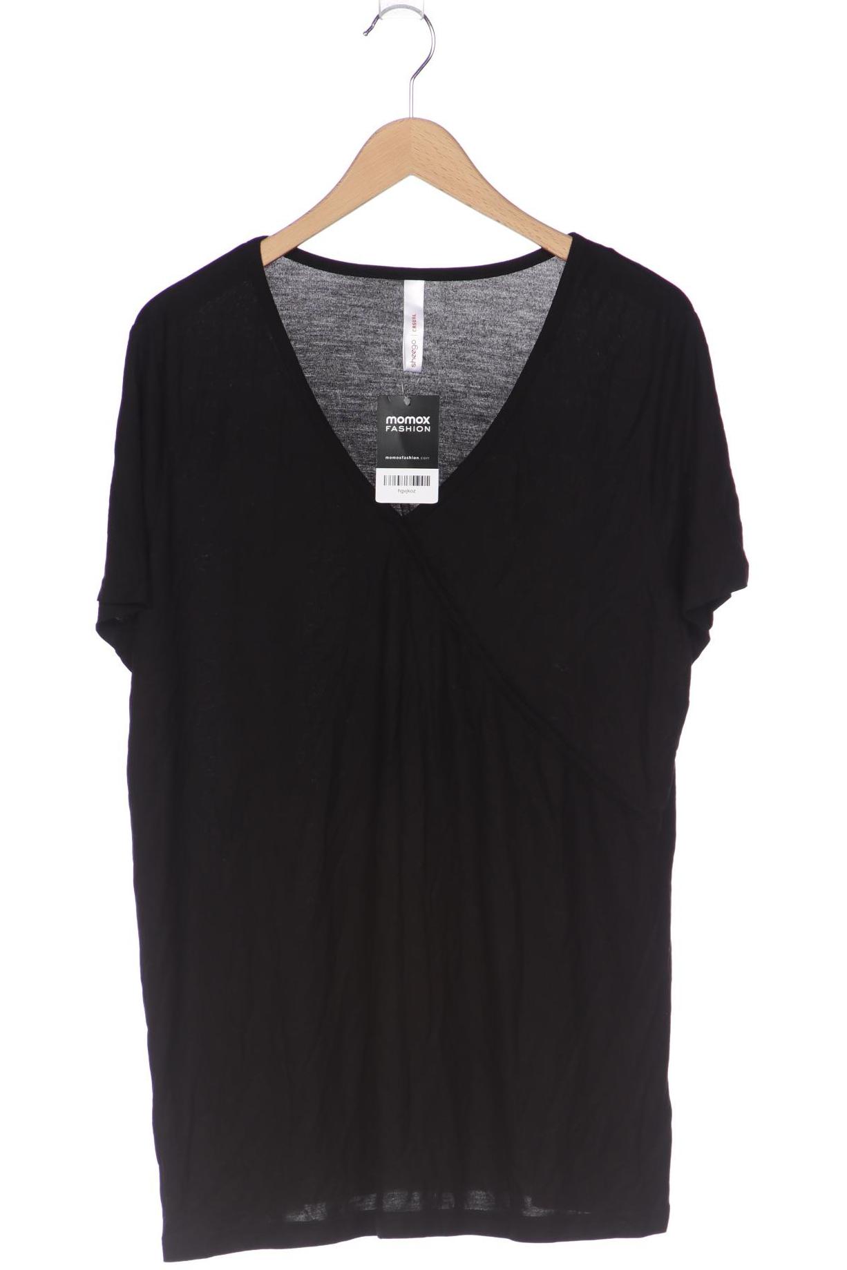 

sheego Damen T-Shirt, schwarz