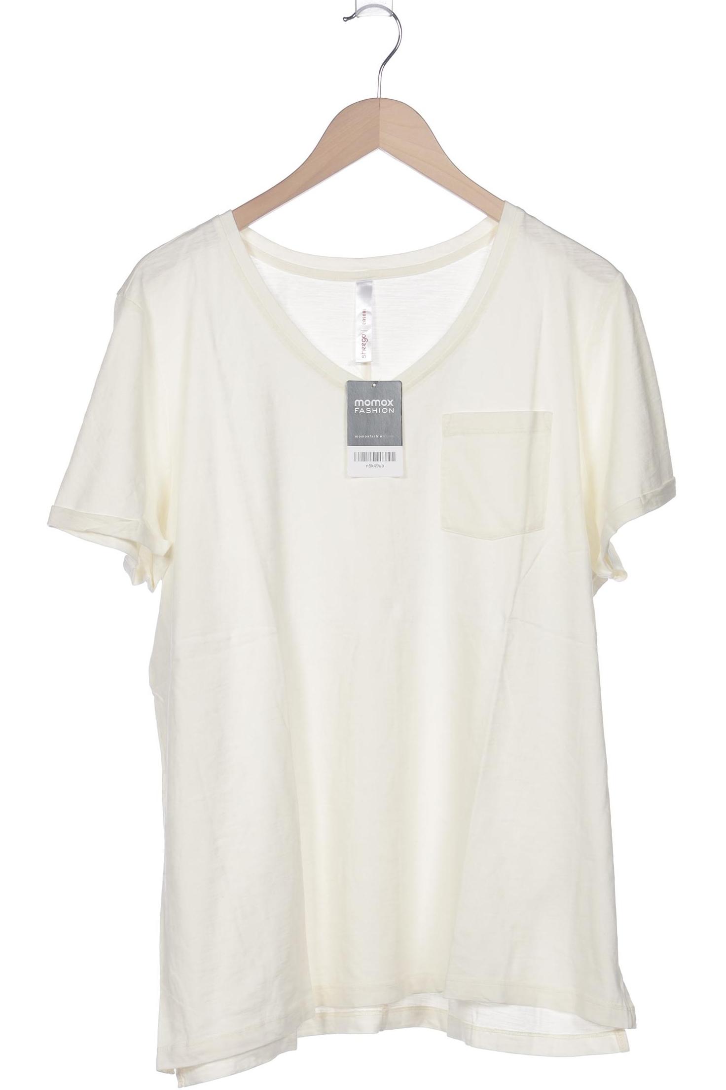 

sheego Damen T-Shirt, beige, Gr. 48