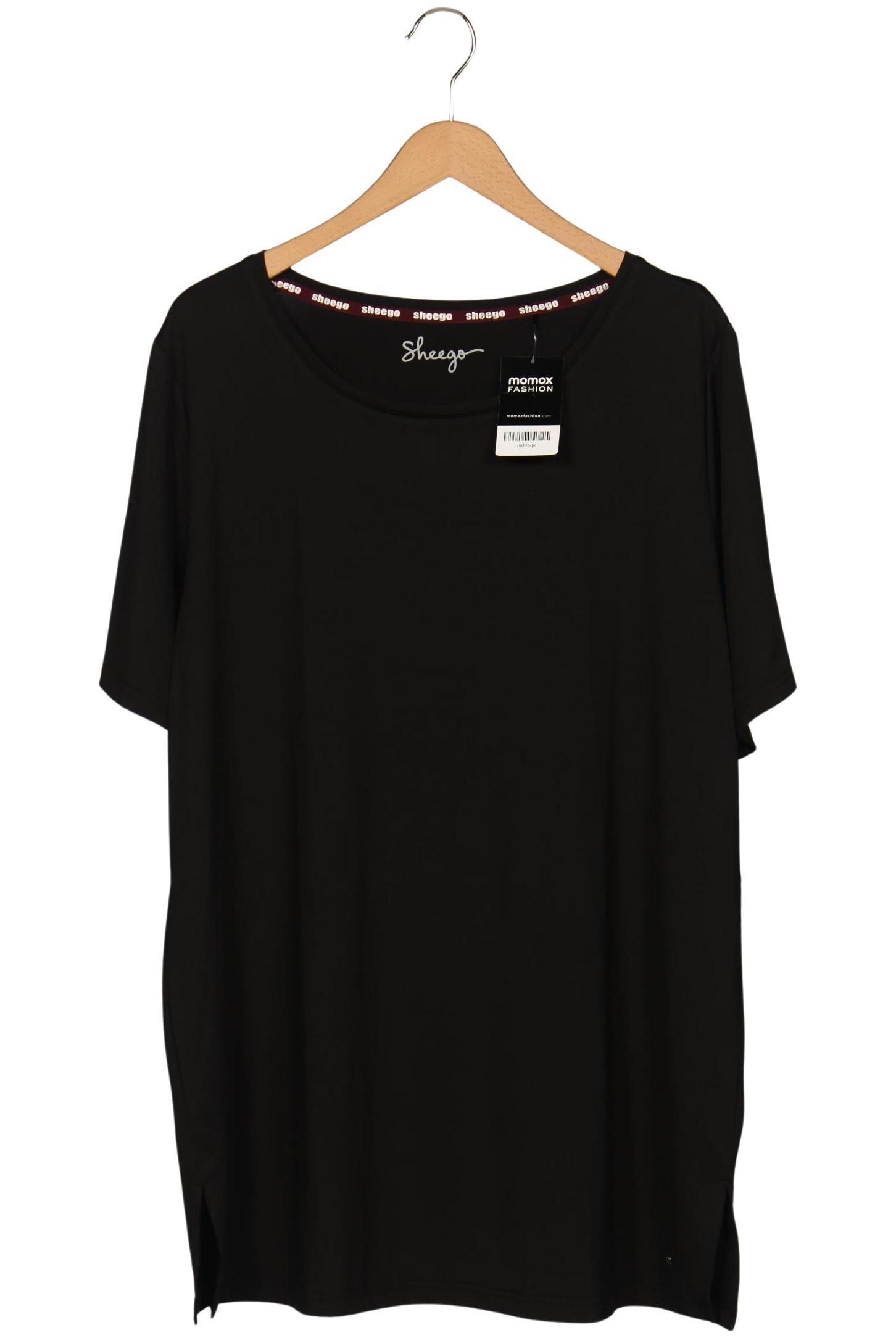 

sheego Damen T-Shirt, schwarz, Gr. 48