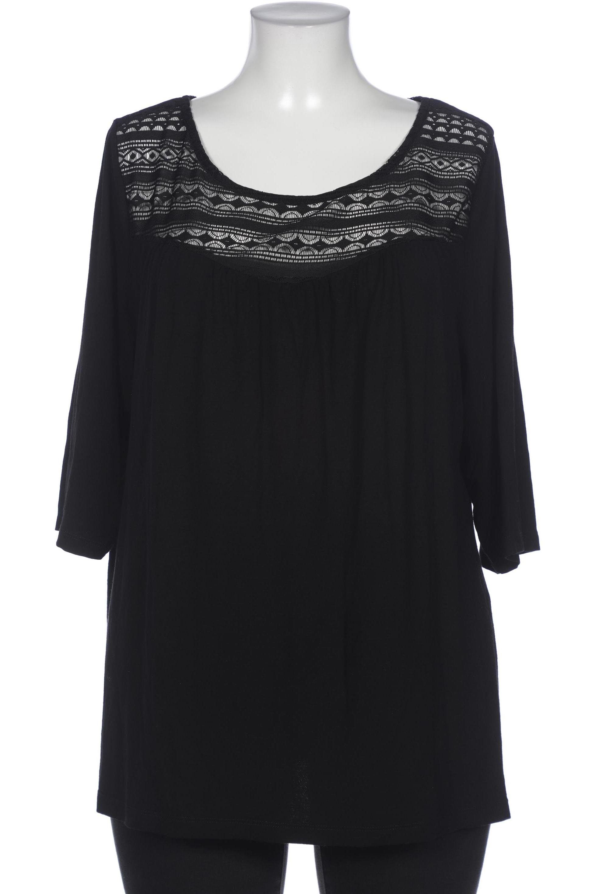 

sheego Damen T-Shirt, schwarz, Gr. 48