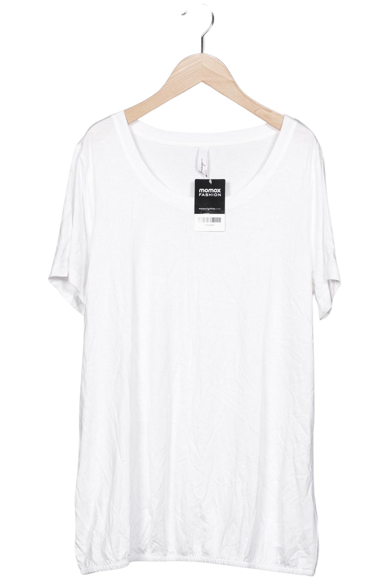 

sheego Damen T-Shirt, weiß, Gr. 40