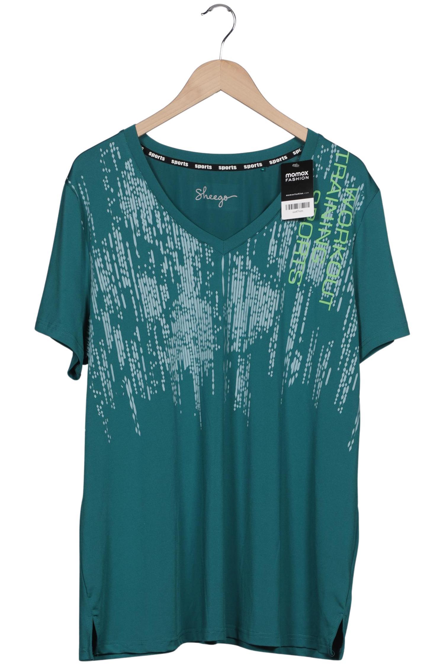 

sheego Damen T-Shirt, grün, Gr. 48