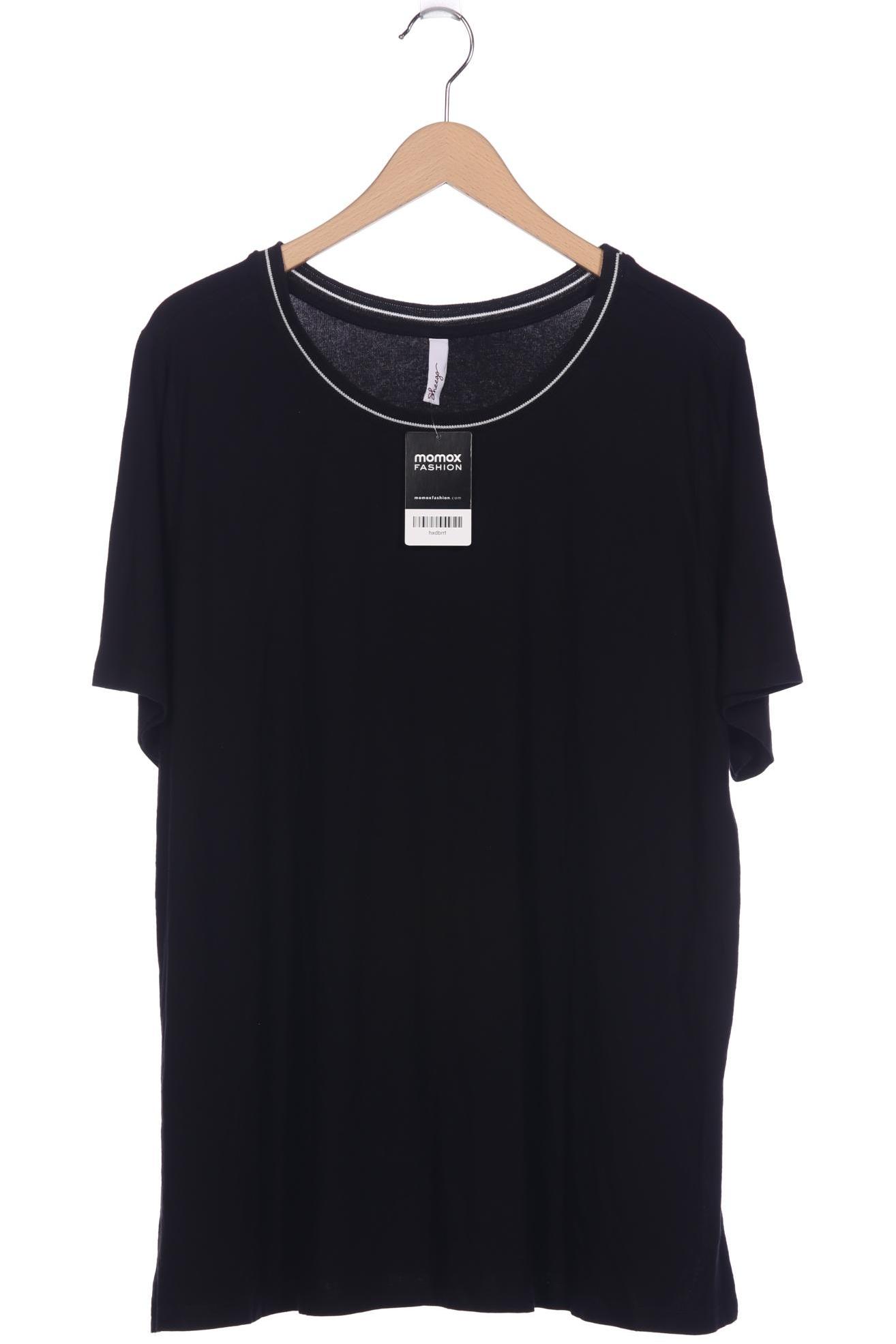 

sheego Damen T-Shirt, schwarz, Gr. 48