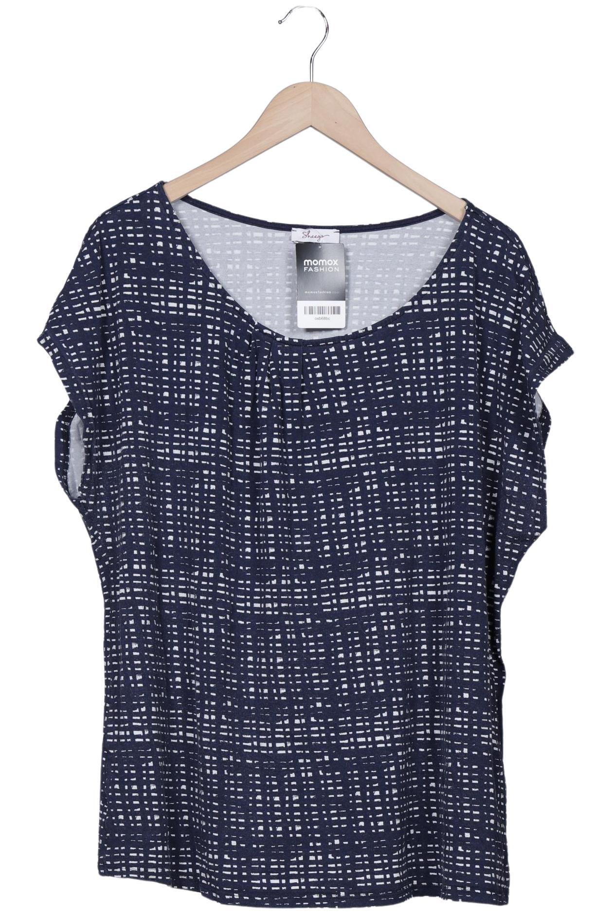 

sheego Damen T-Shirt, marineblau, Gr. 48