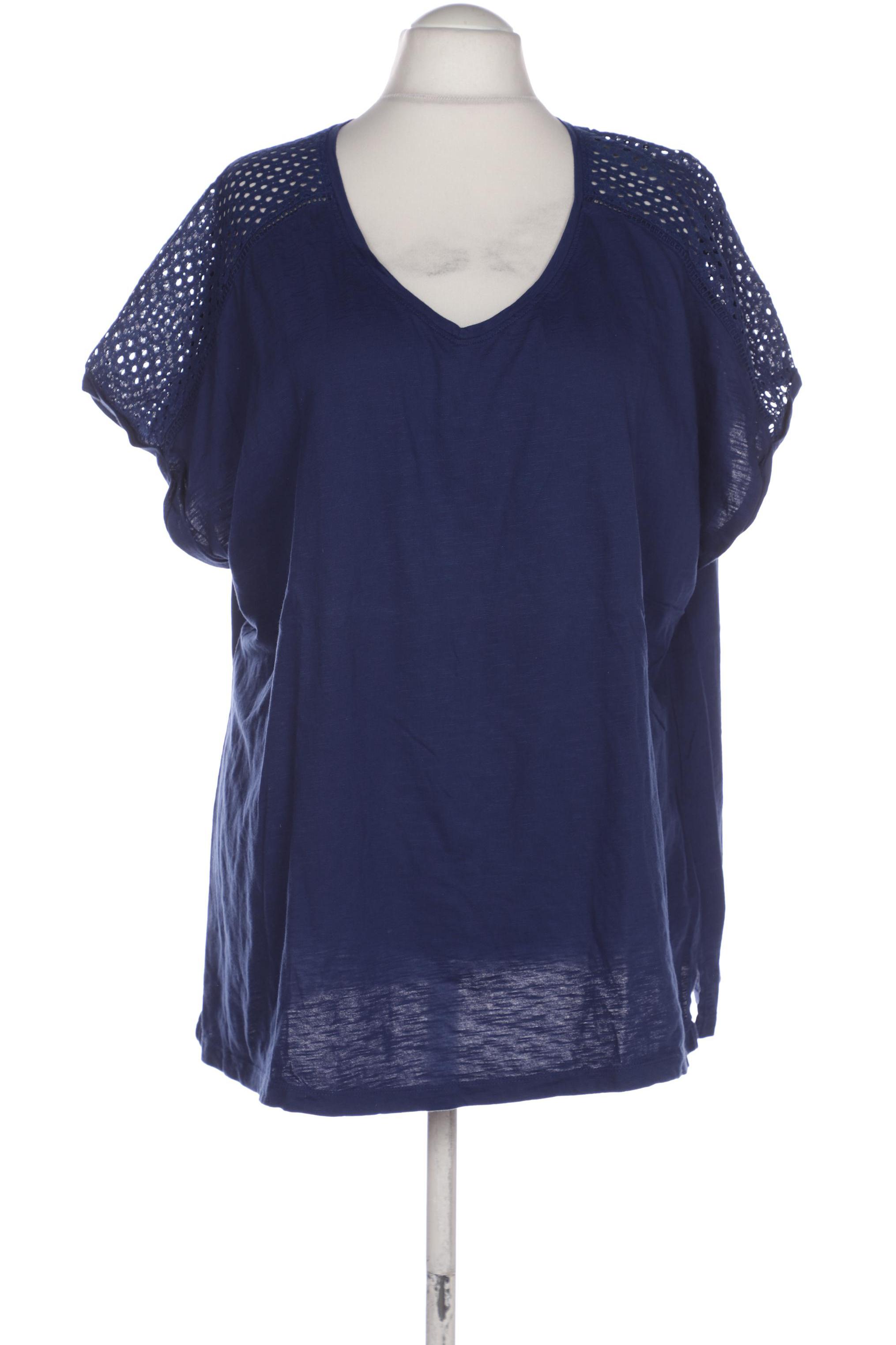 

sheego Damen T-Shirt, marineblau, Gr. 52