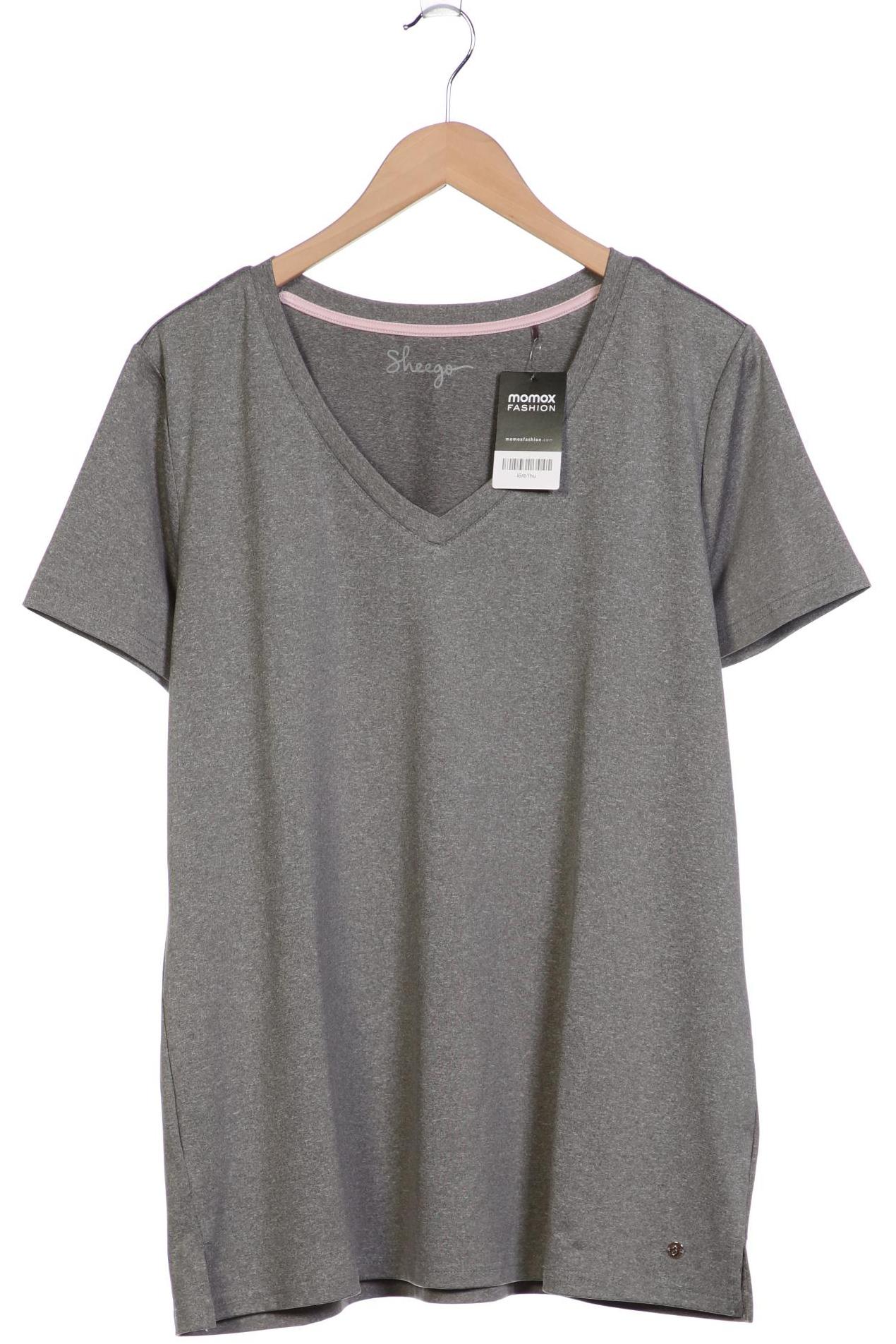 

sheego Damen T-Shirt, grau, Gr. 44