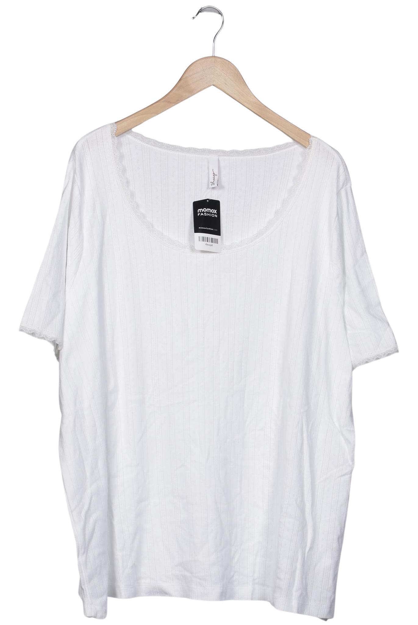 

sheego Damen T-Shirt, weiß, Gr. 52