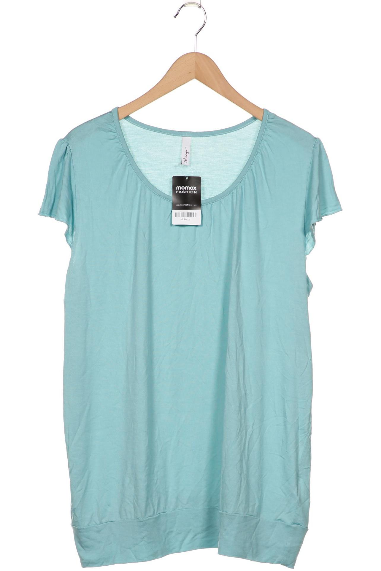 

sheego Damen T-Shirt, hellgrün, Gr. 48