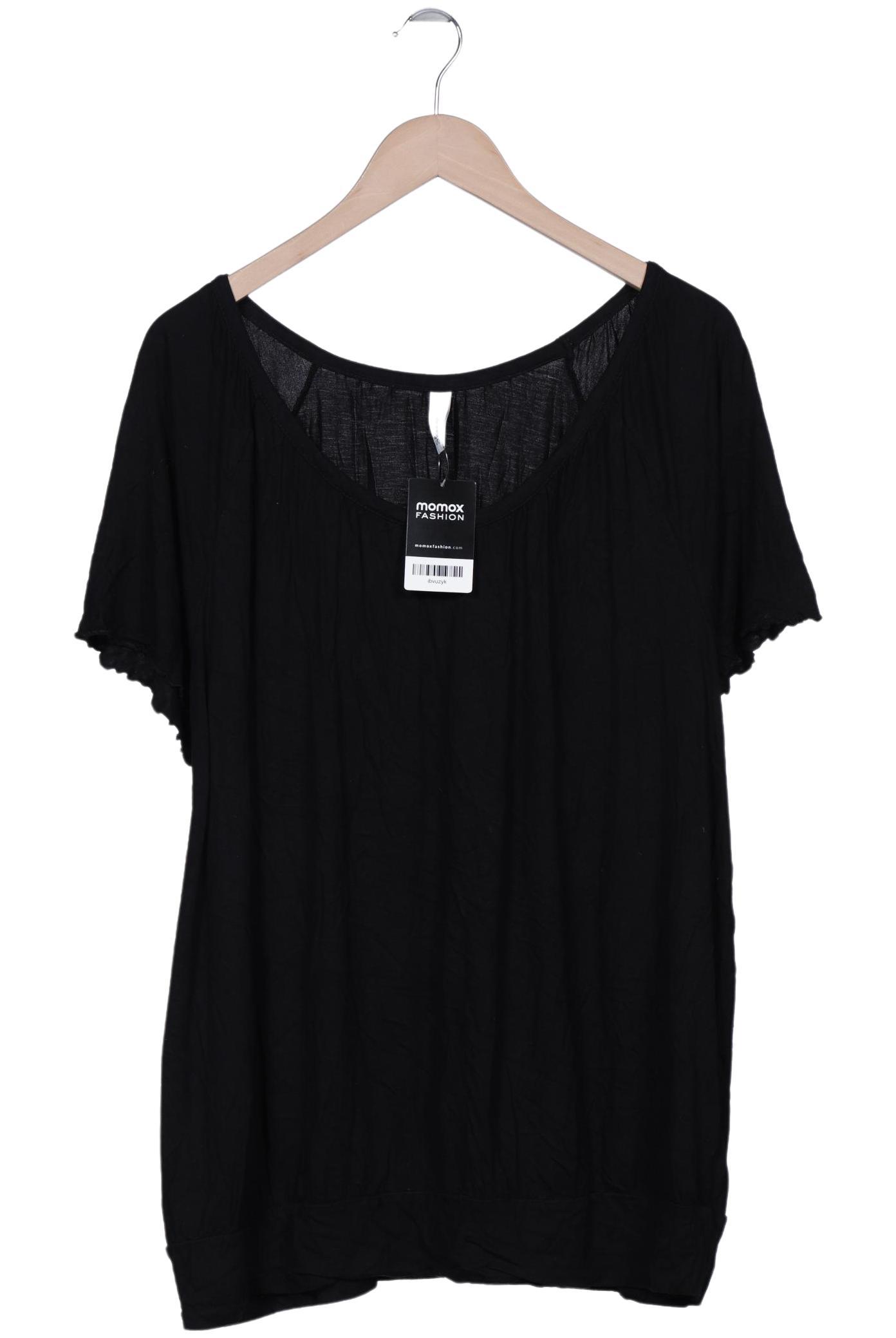 

sheego Damen T-Shirt, schwarz, Gr. 48
