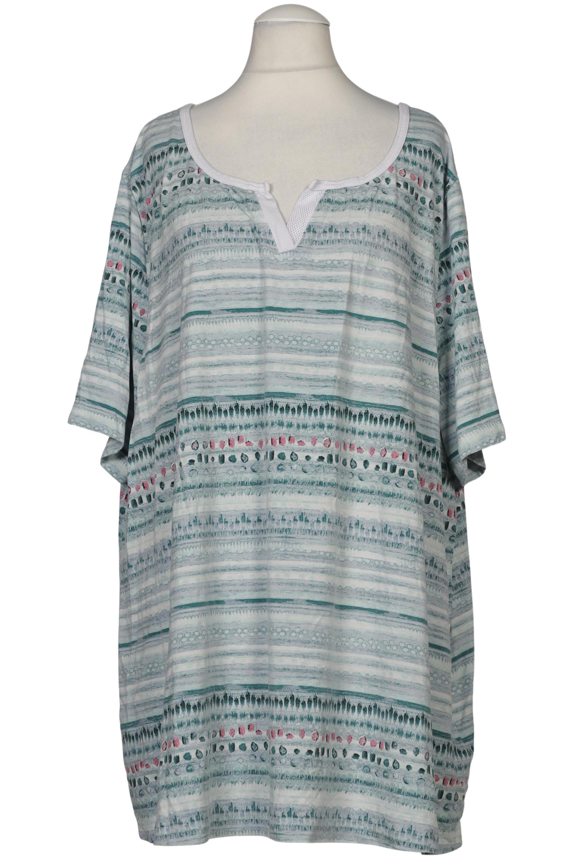 

sheego Damen T-Shirt, türkis, Gr. 52