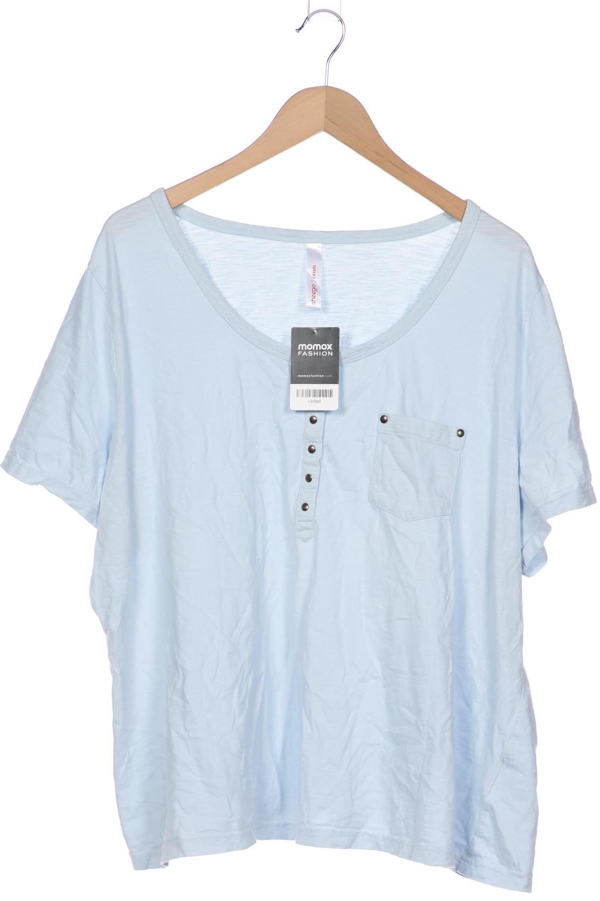 

sheego Damen T-Shirt, hellblau, Gr. 52