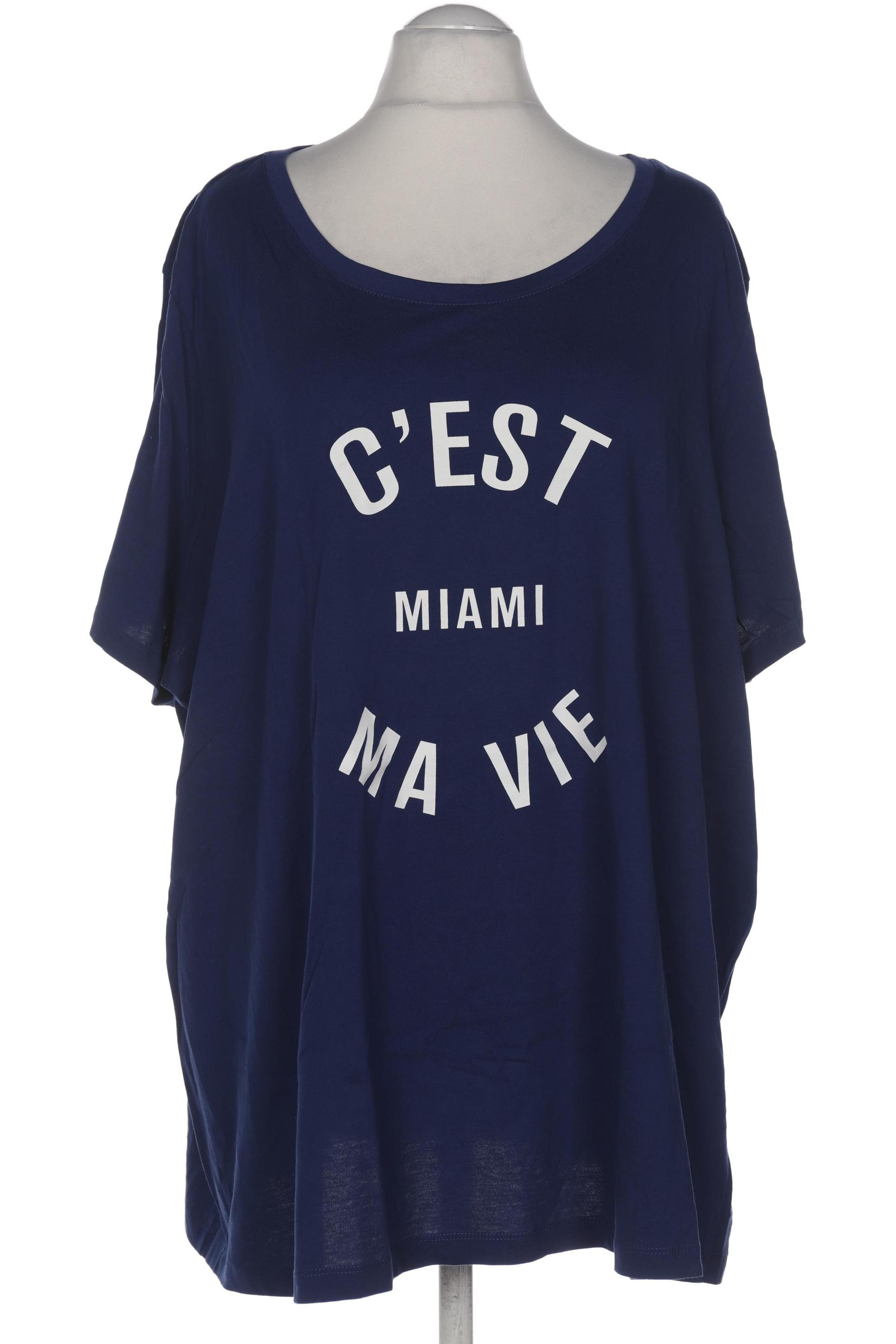 

sheego Damen T-Shirt, marineblau