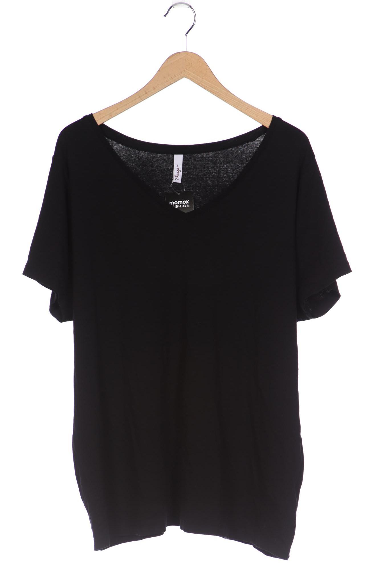 

sheego Damen T-Shirt, schwarz