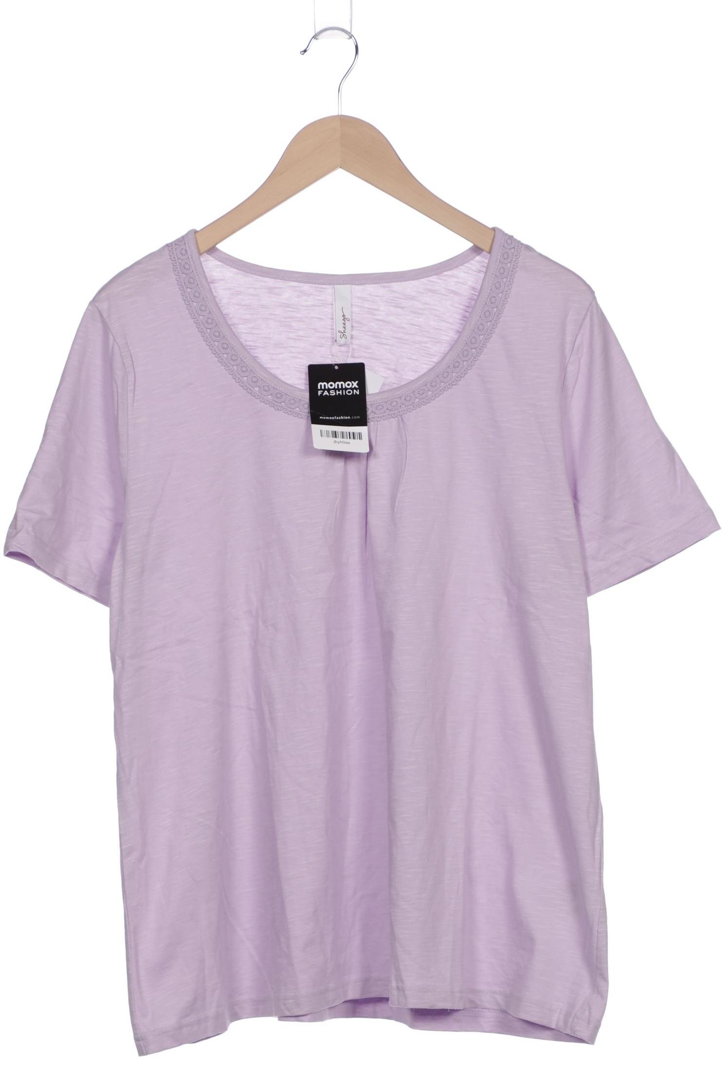 

sheego Damen T-Shirt, flieder, Gr. 40