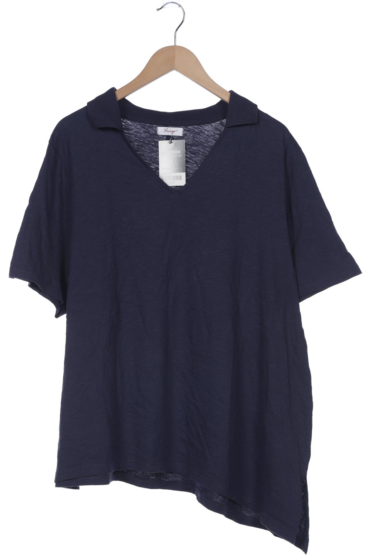 

sheego Damen T-Shirt, marineblau