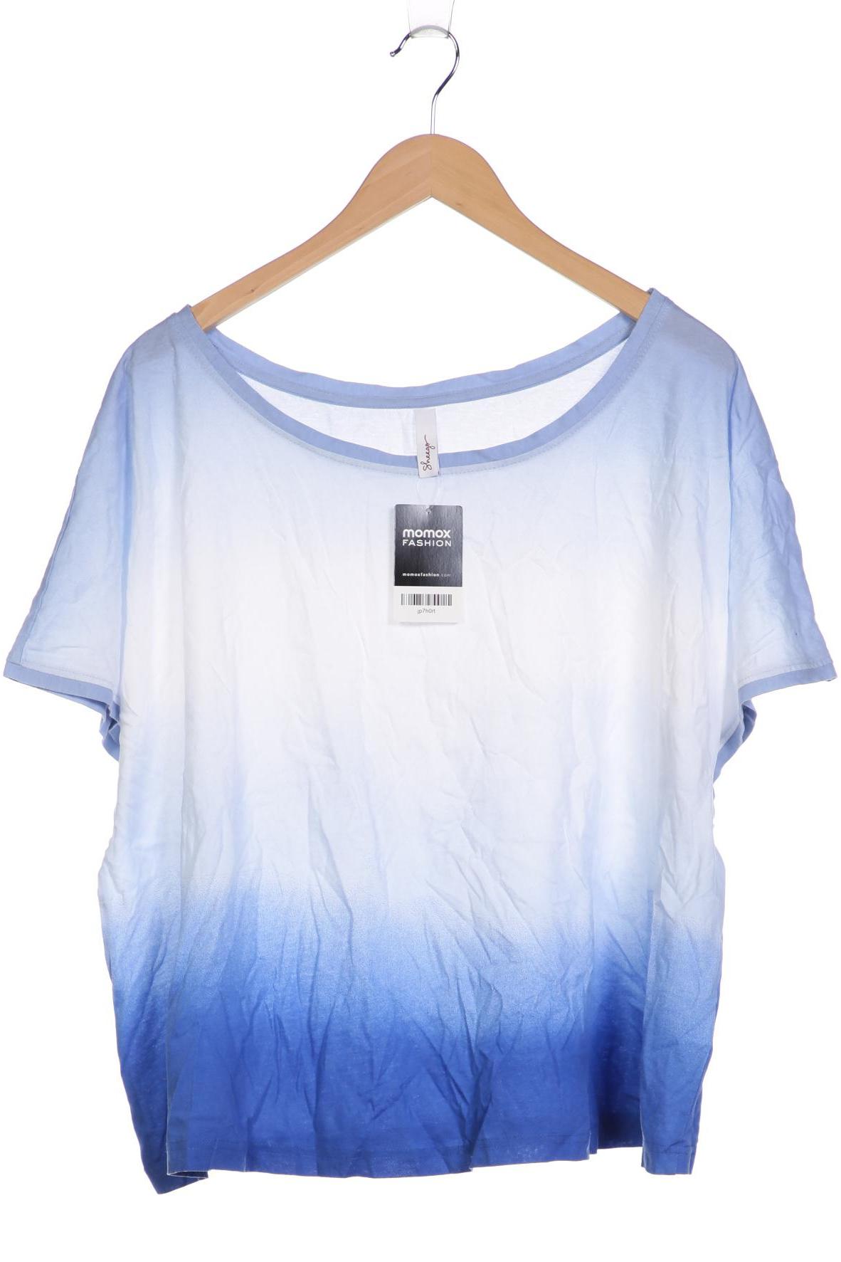 

sheego Damen T-Shirt, blau, Gr. 50