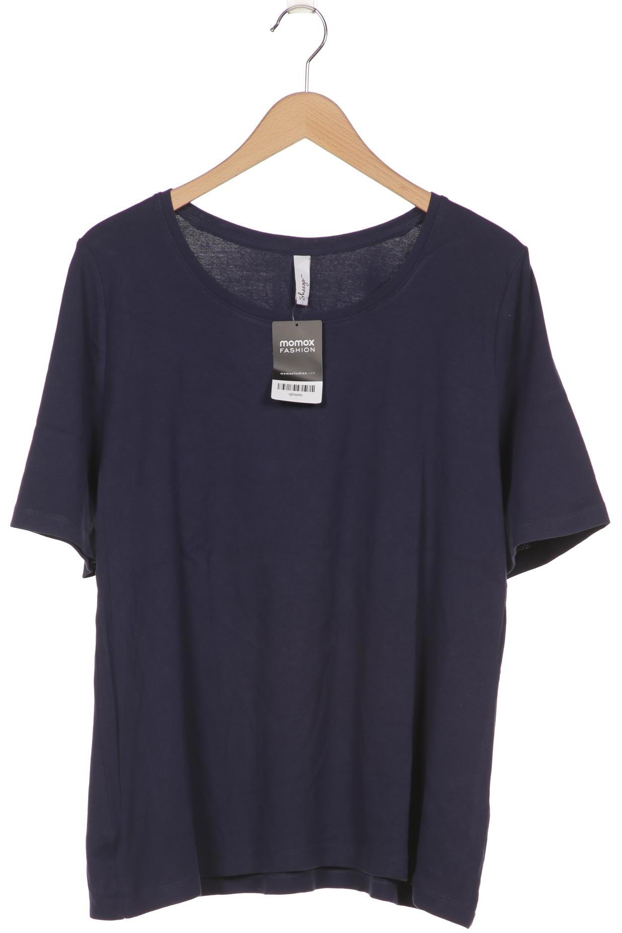 

sheego Damen T-Shirt, marineblau